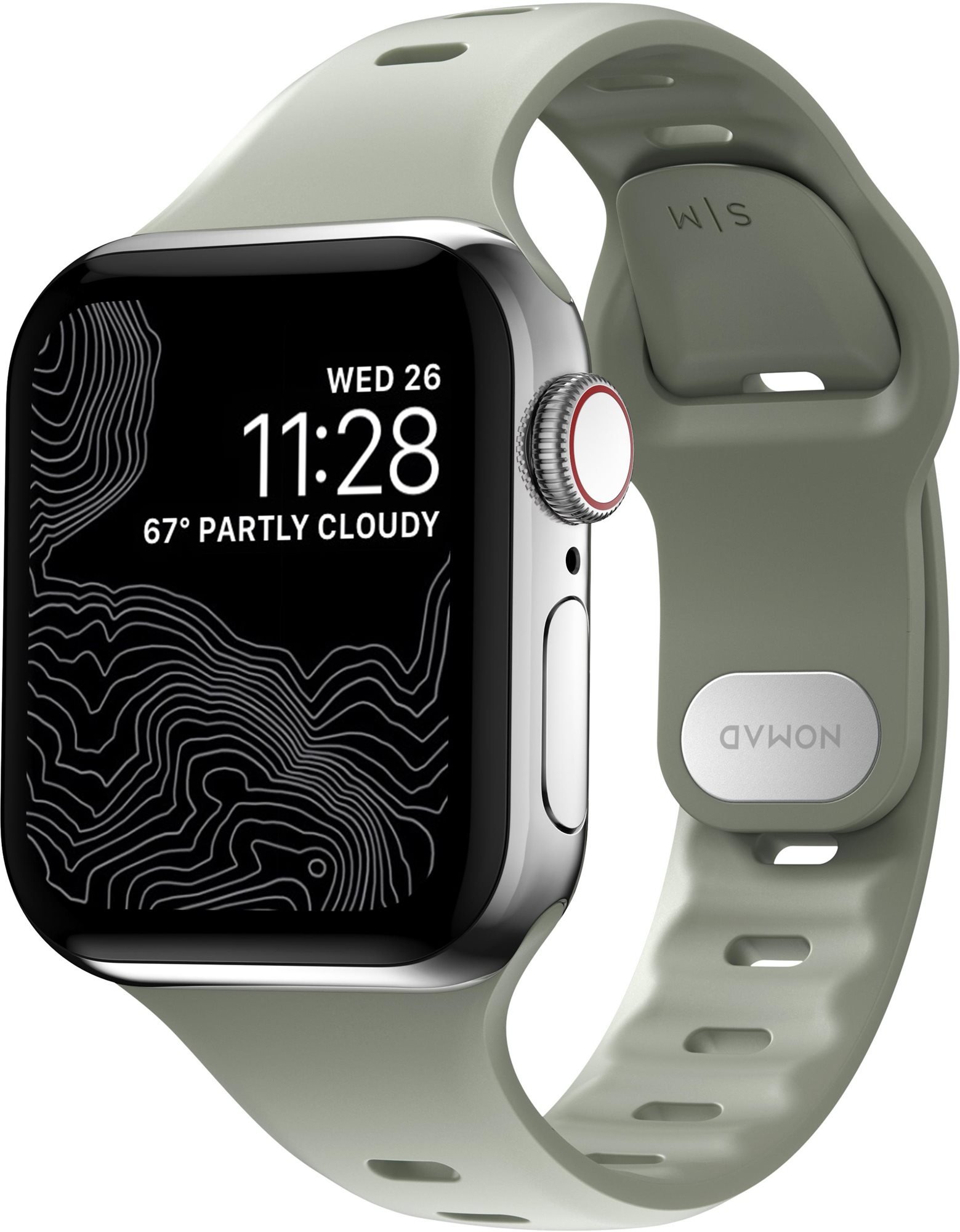 Nomad Sport Slim Strap S/M Sage Apple Watch 38/40/41mm