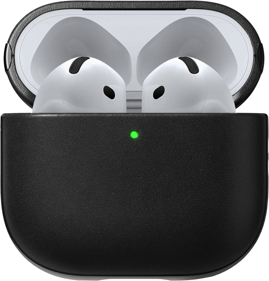 Nomad Modern Leather Case Black Airpods 4