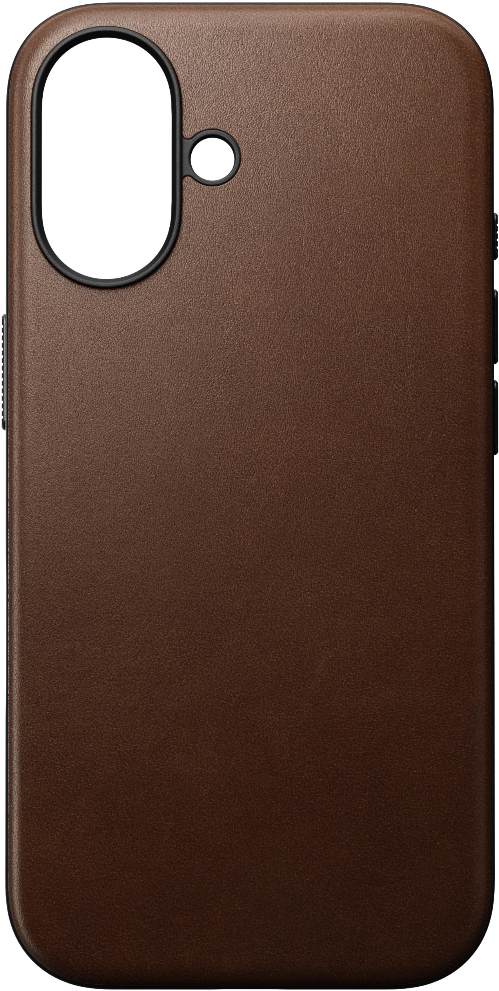 Nomad Modern Leather Case Brown iPhone 16