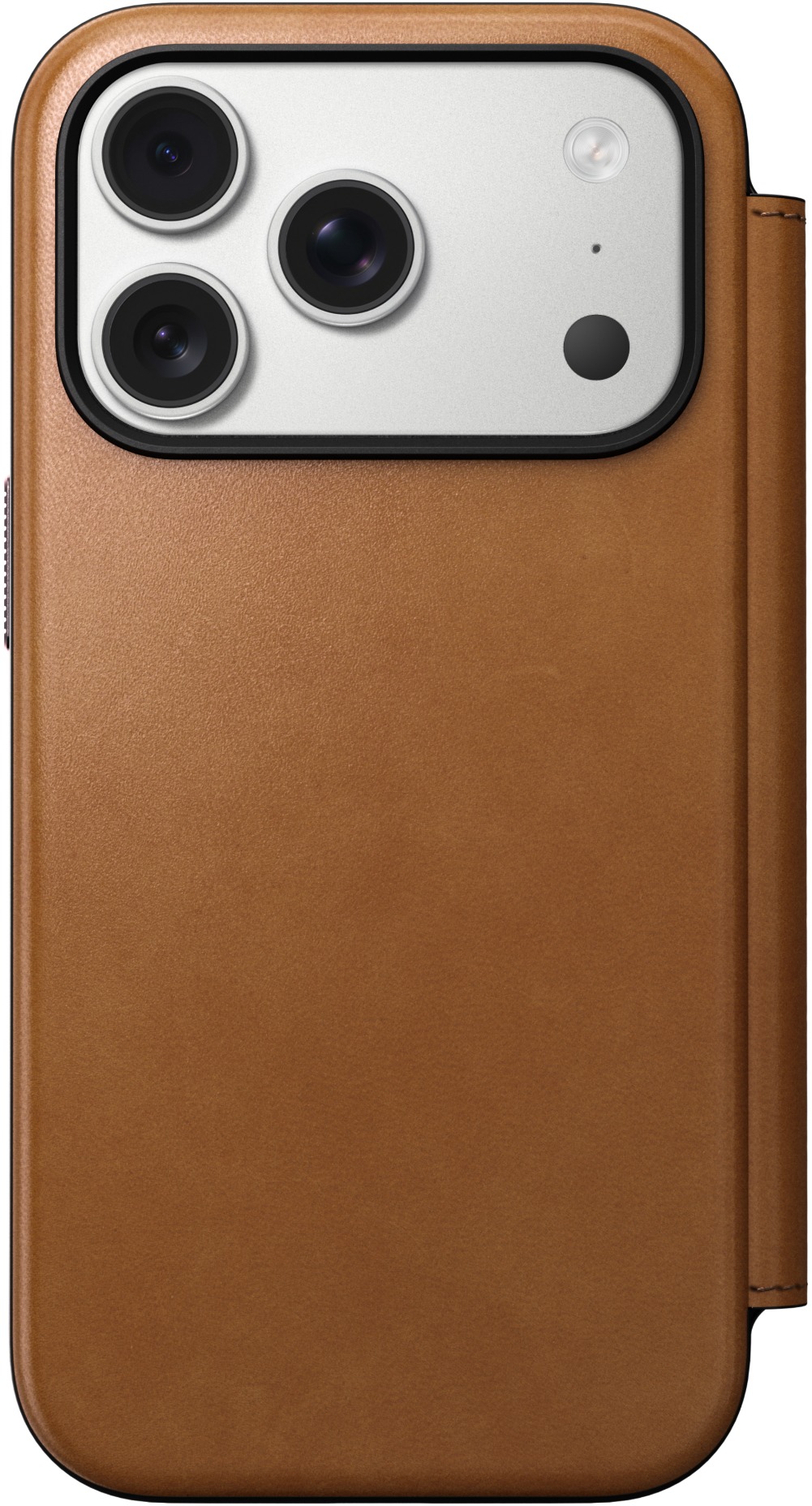 Nomad Modern Leather Folio English Tan iPhone 17 Pro
