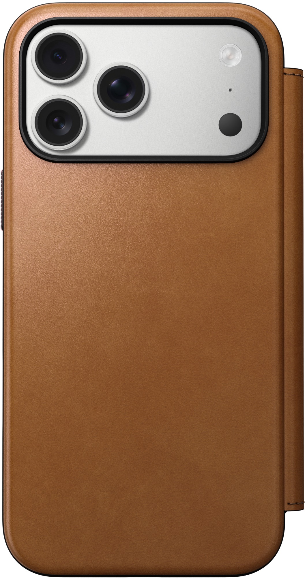 Nomad Modern Leather Folio English Tan iPhone 17 Pro Max