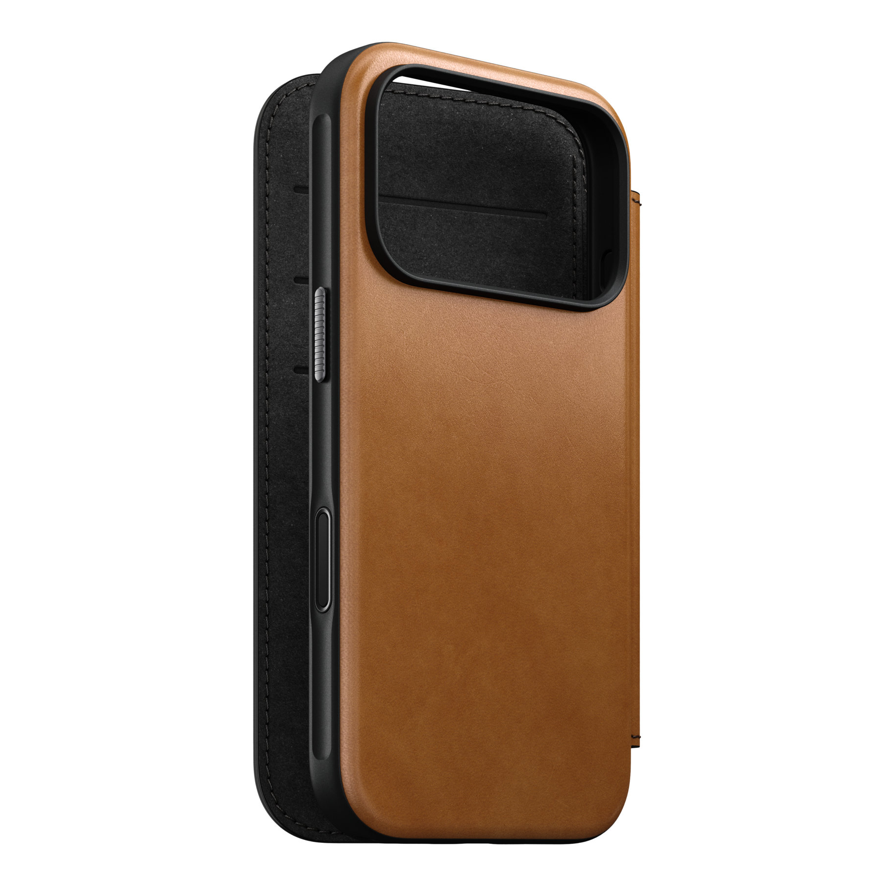 Nomad Modern Leather Folio English Tan iPhone 18 Pro