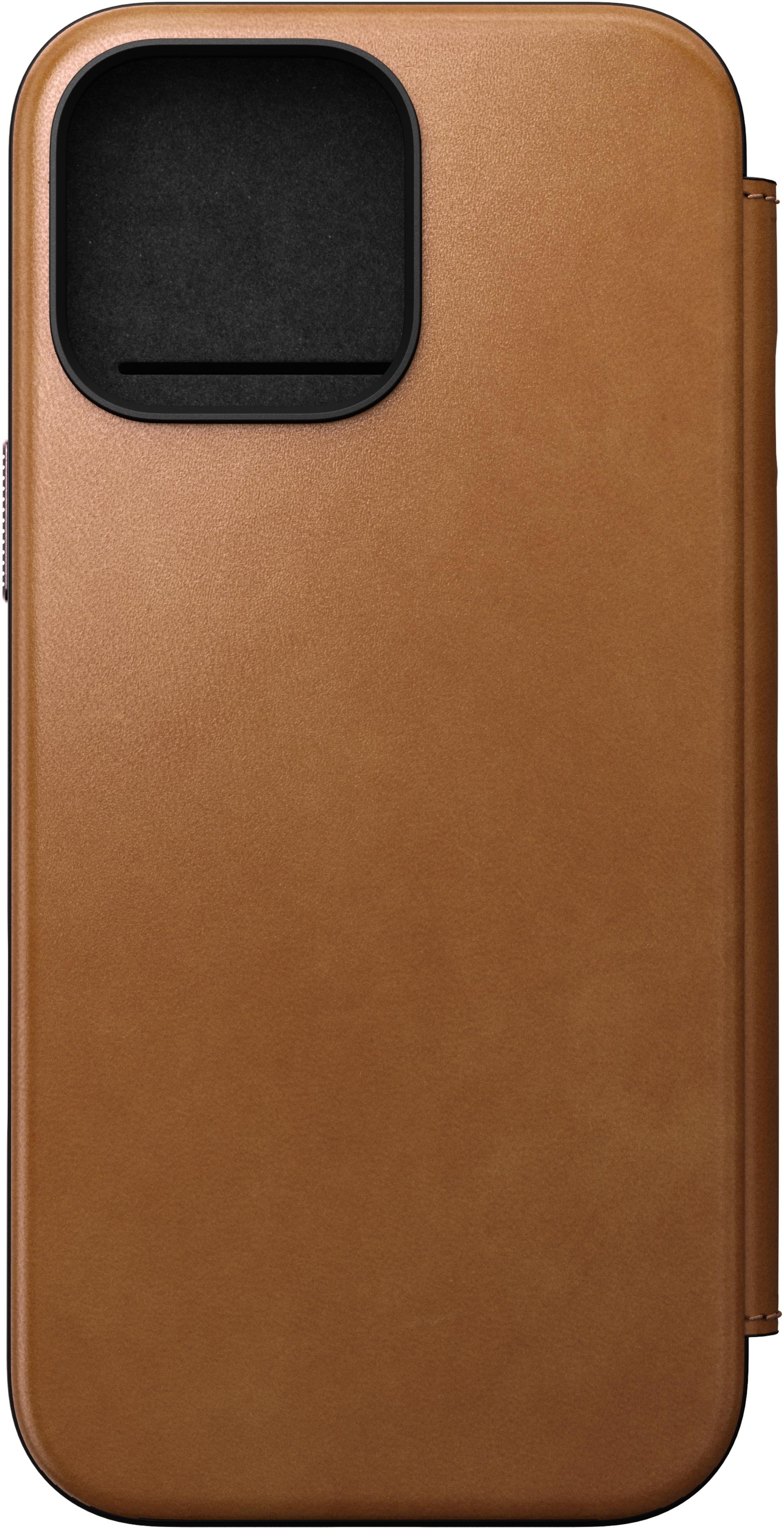 Nomad Leather Folio english TanC iPhone 16 Pro Max