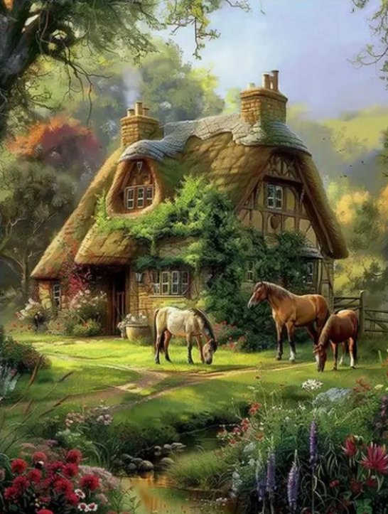 Norimpex Lesná chata 30 × 40 cm