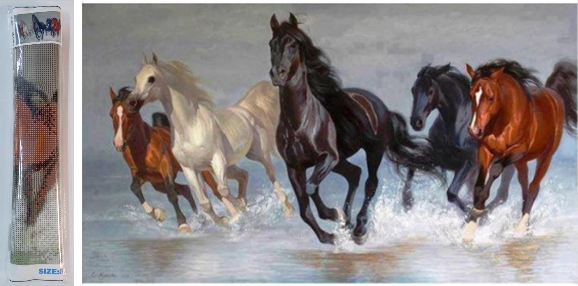 Norimpex Stádo koní 80 × 40 cm