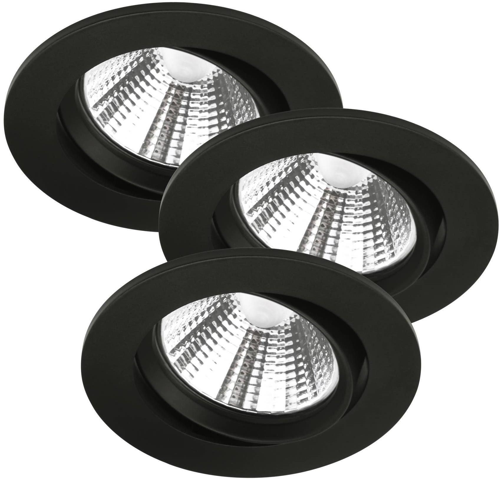 Nordlux Stmievateľné LED bodovky Fremont IP65 4000 K, 380 lm, čierne