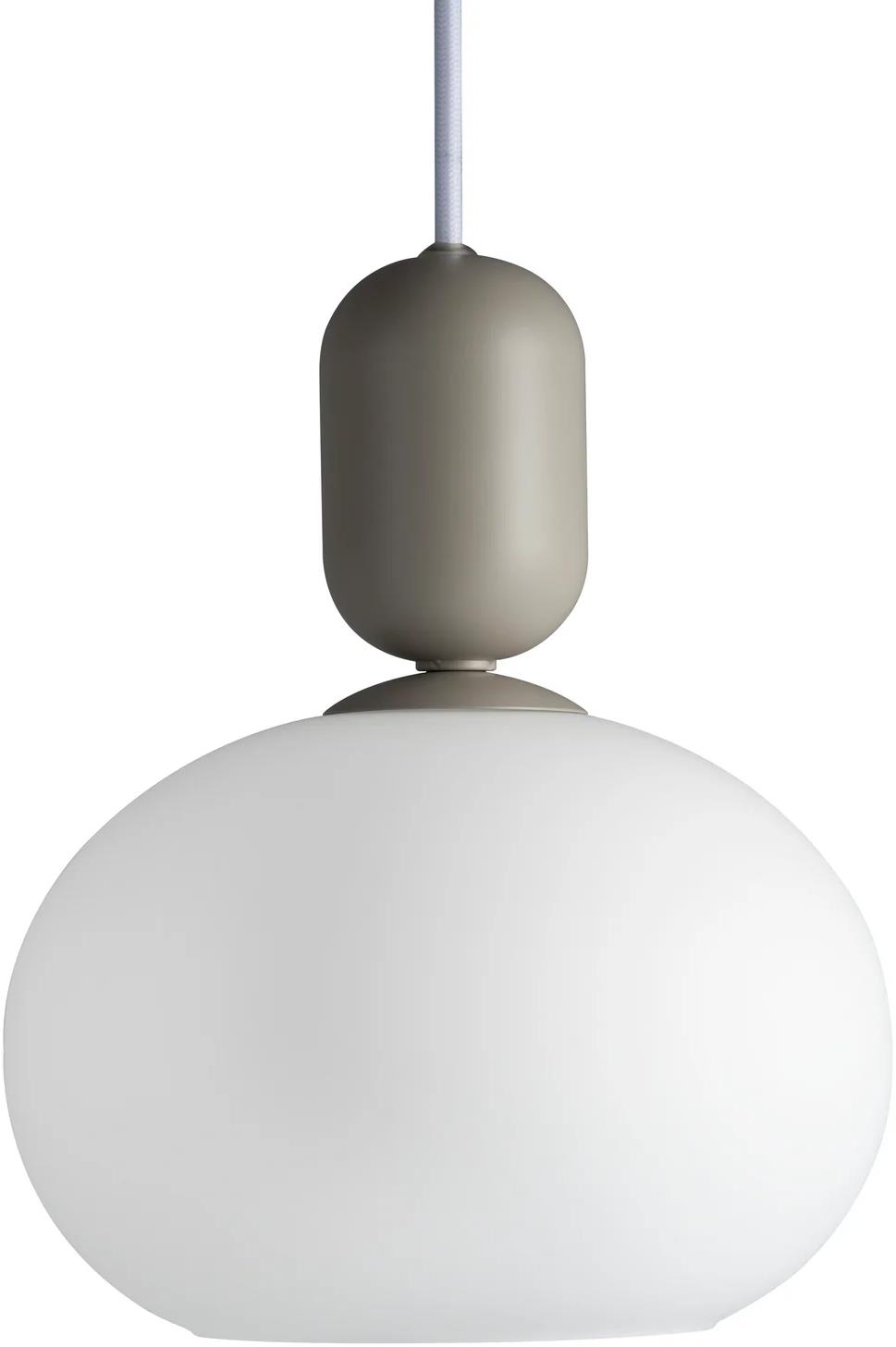 Nordlux Notti závesné svietidlo, 200 × 238 mm, E27, sivé