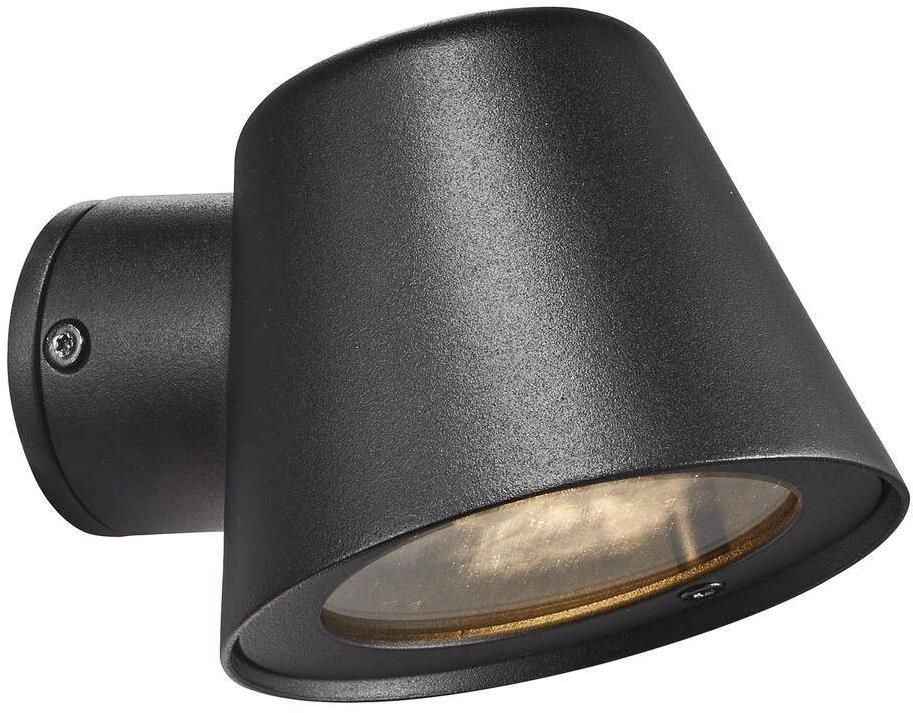 Nordlux Vonkajšie nástenné svetlo Aleria IP44, 115 × 107 mm, 35 W, čierne