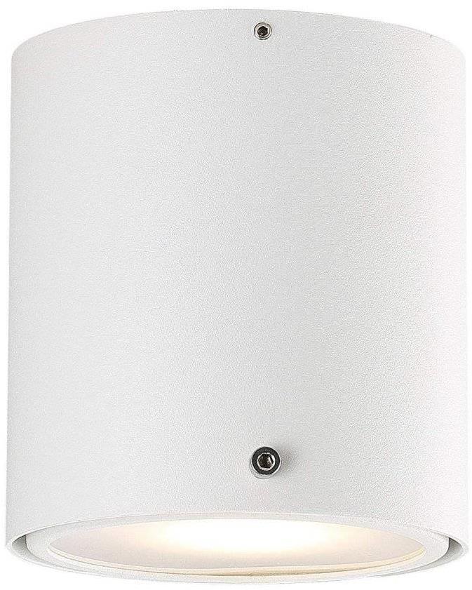 Nordlux Kovové stropné svietidlo v tvare valca IP44 S4, 100 × 110 mm, biele