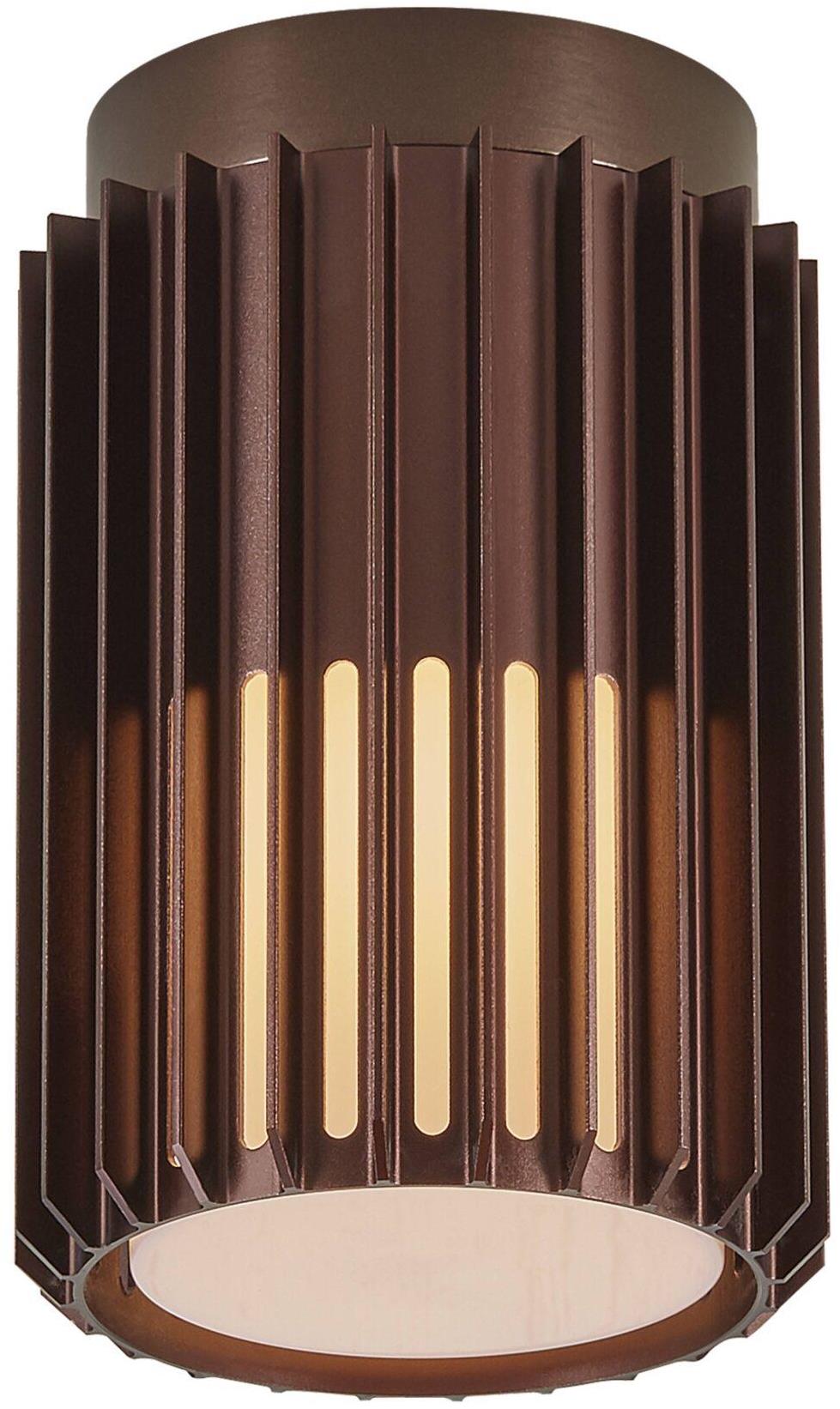 Nordlux Odolné vonkajšie svietidlo Aludra IP54, 124 × 188 mm, E27, 15 W, hnedé