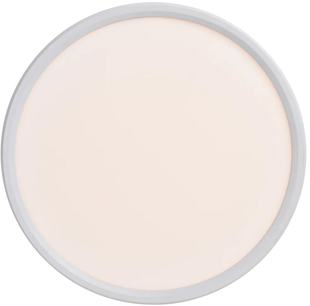 NORDLUX Liva smart stropné LED svetlo IP54, 360 × 32 mm, LED, 21 W, 2100 lm, biele