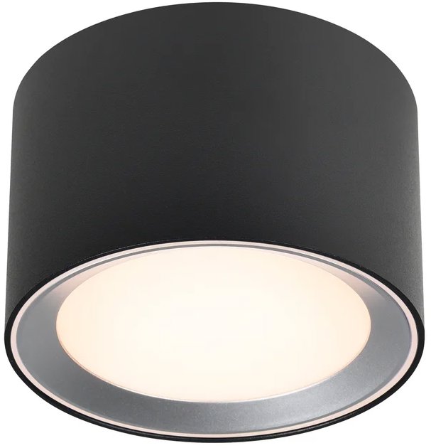 NORDLUX Smart LED svetlo Landon IP44, 125 × 82 mm, 8 W, LED, 700 lm, čierne