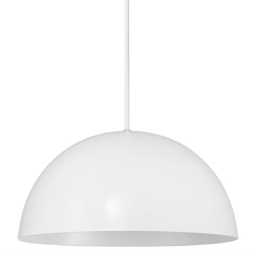 NORDLUX Závesný luster Ellen – biely, kov, 300 mm, 150 mm
