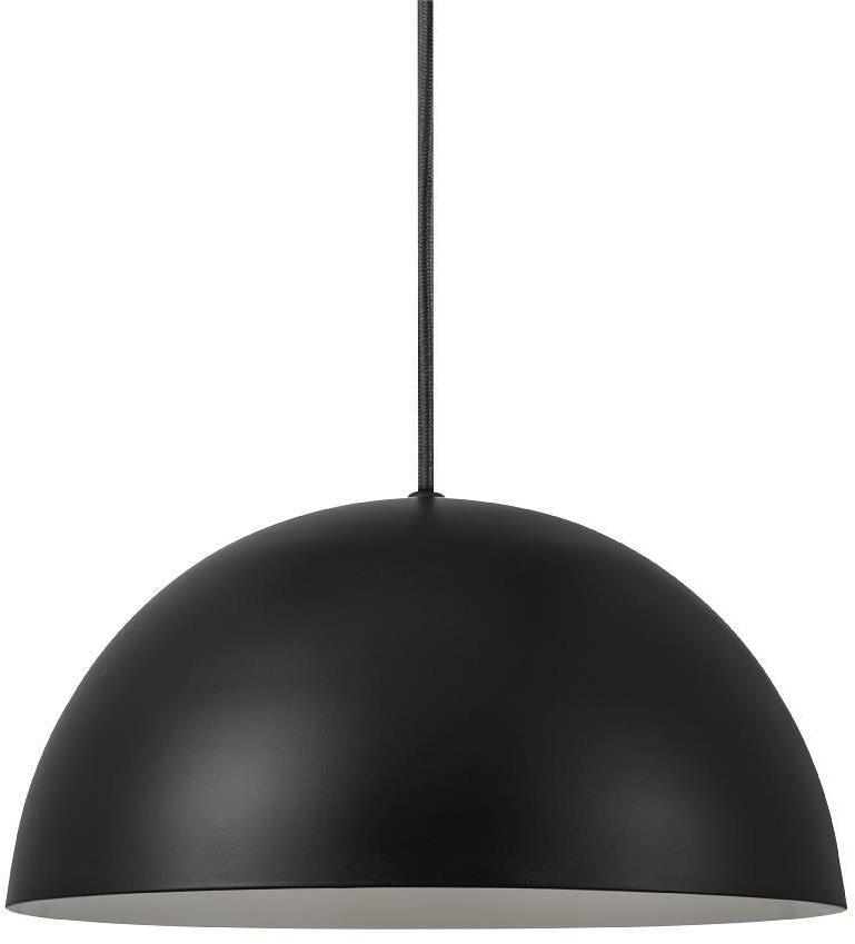 NORDLUX Závesný luster Ellen – čierny, kov, 300 mm, 150 mm