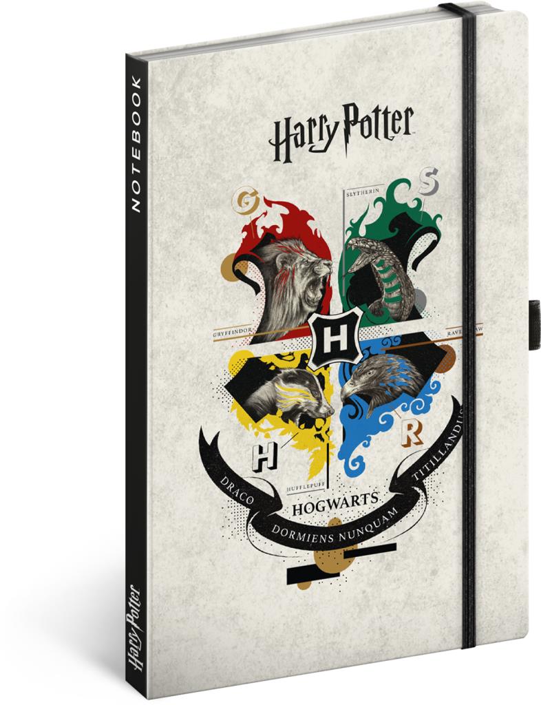 NOTIQUE Notes Harry Potter, linkovaný, 13 × 21 cm
