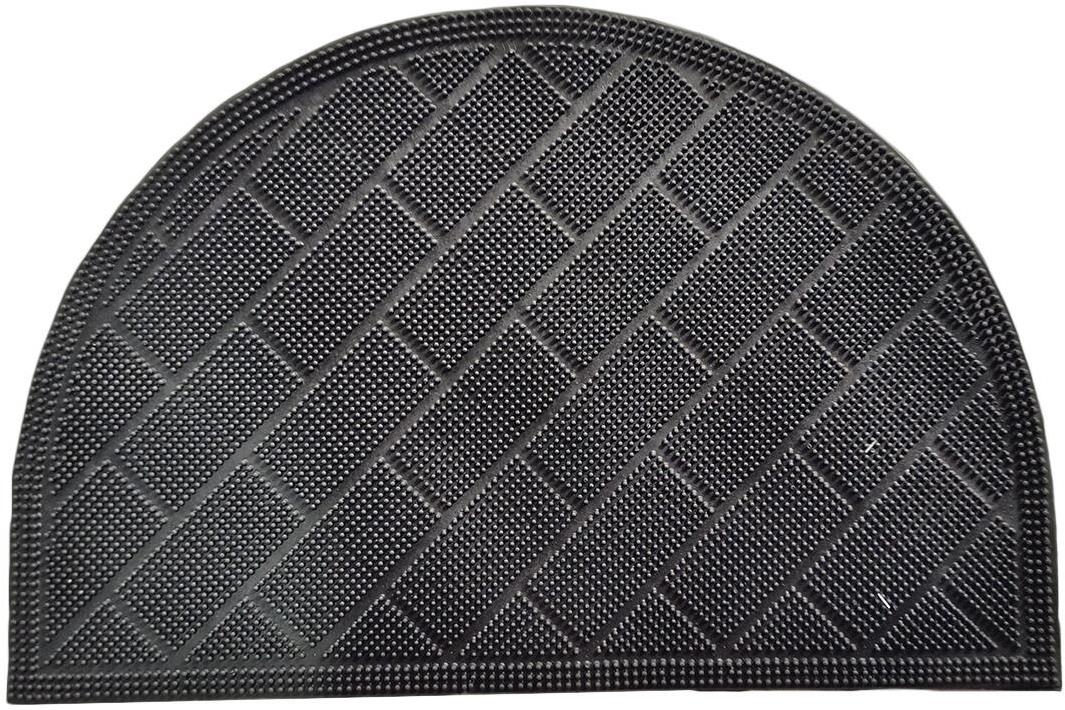 M.A.T. Group rohožka guma 40 × 60 cm polkruh Čierna