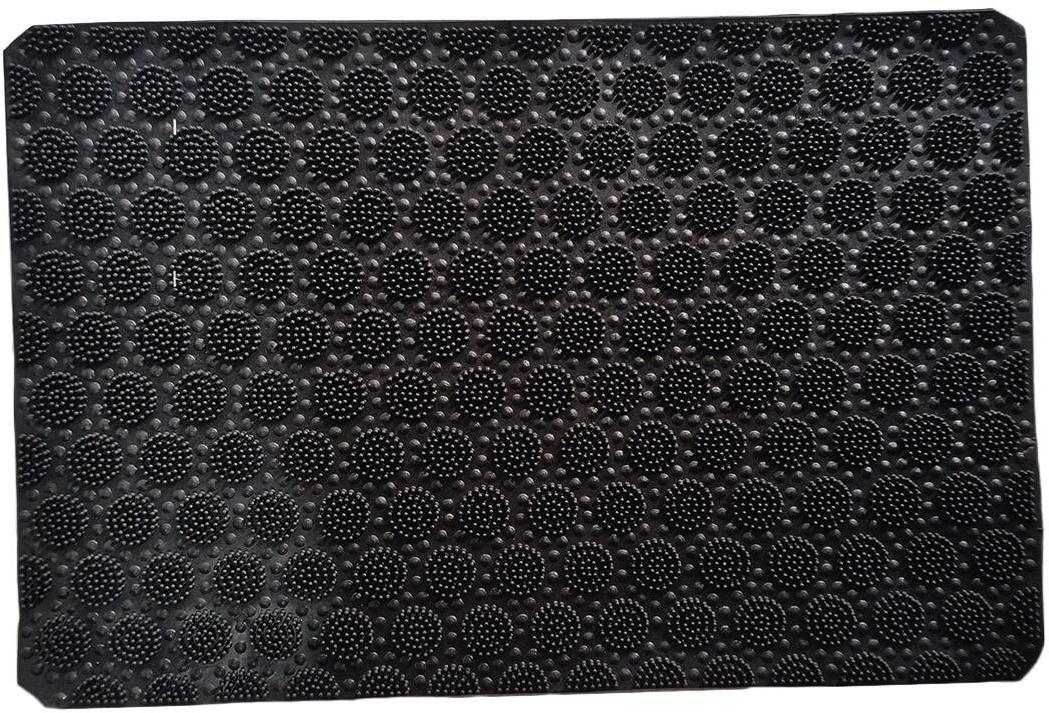 M.A.T. Group rohož guma 40 × 60 cm, čierna