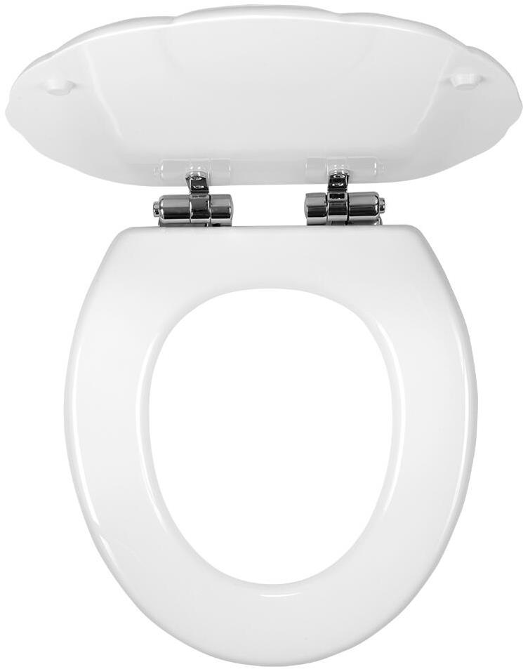 NOVASERVIS Záchodová doska pomalé zatváranie LYRA drevená