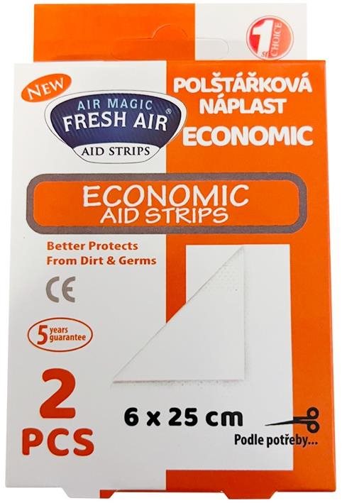 Vankúšiková náplasť economic 6× 25 cm 2 ks
