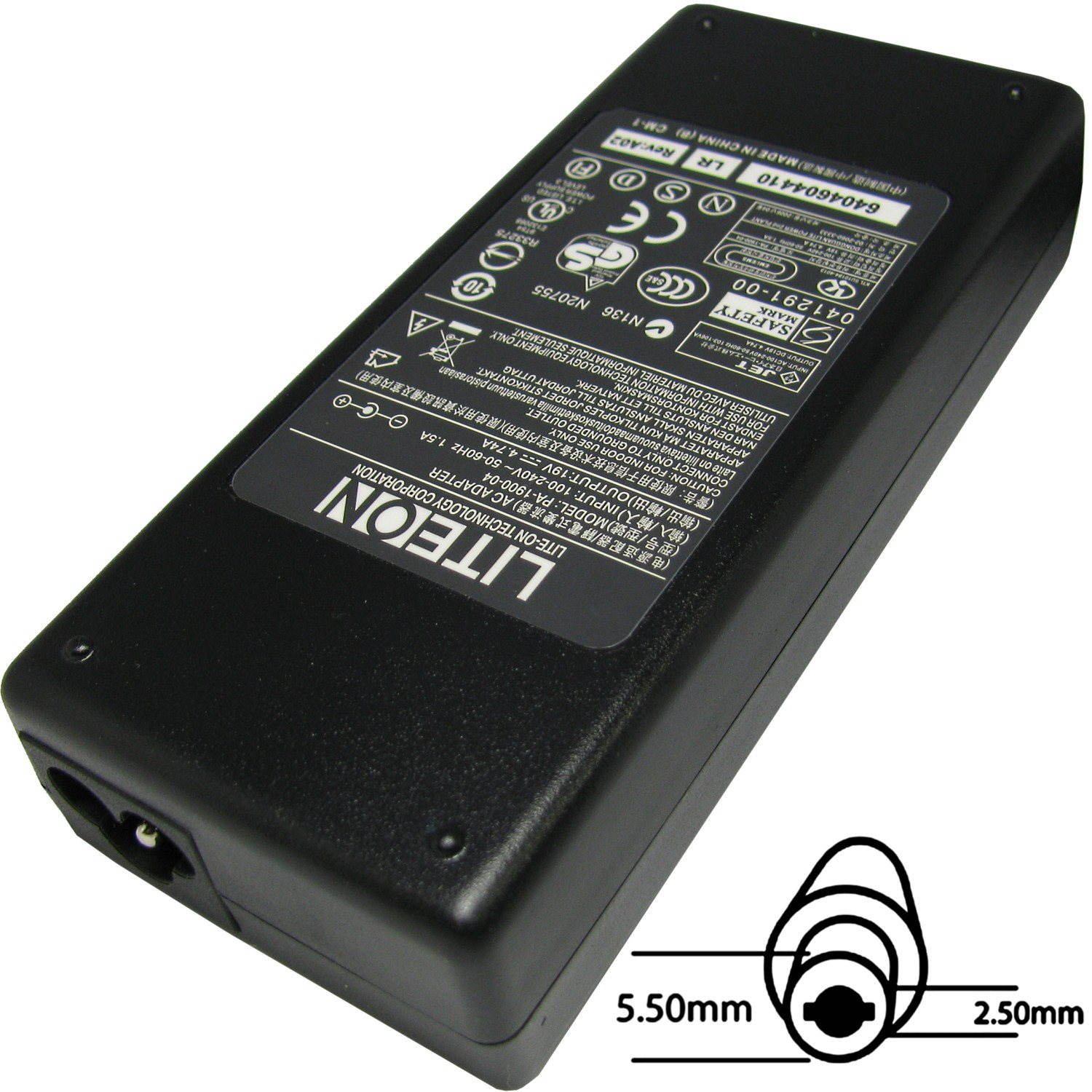 ASUS 90 W orig. 19 V, 5,5 × 2,5 (konektor 5,50/2,50 mm)