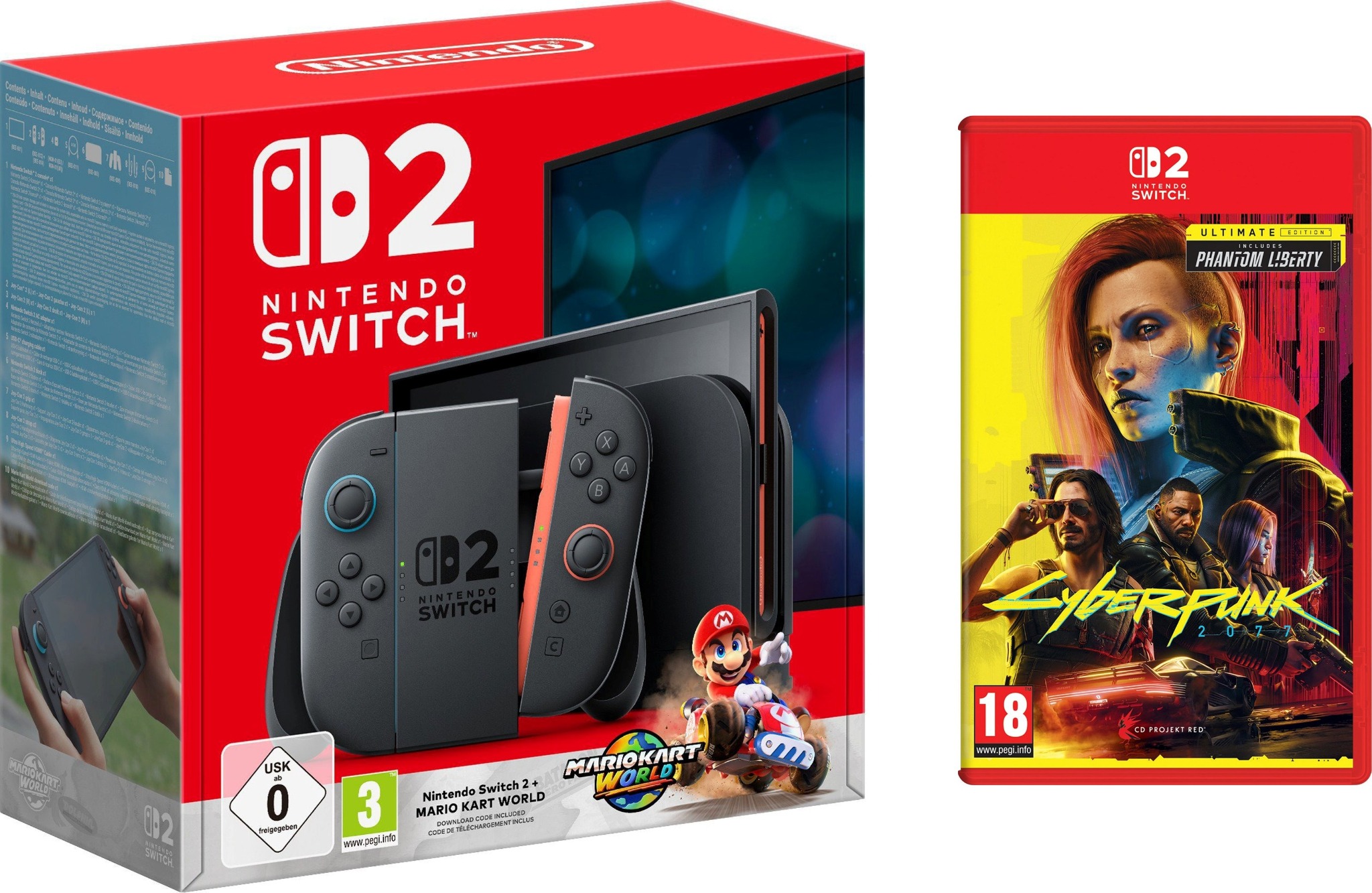 Nintendo Switch 2 + Mario Kart World + Cyberpunk 2077: UE