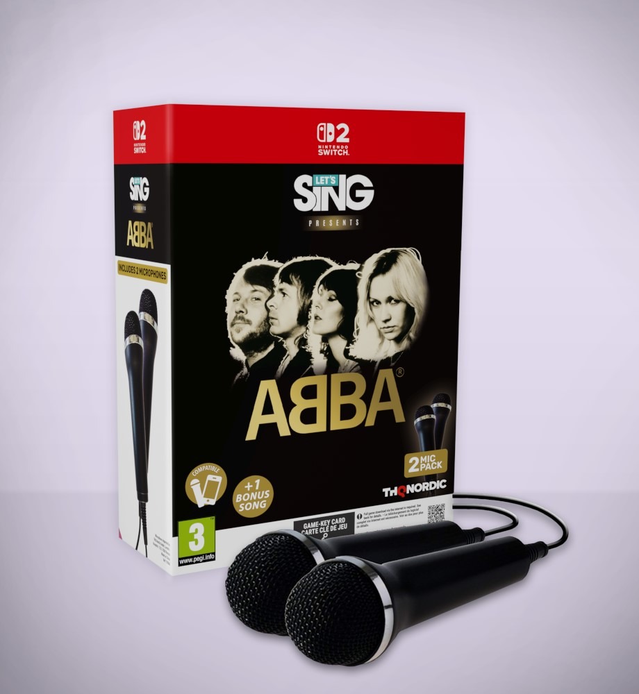 Lets Sing ABBA 2027 + 2 mikrofony - Nintendo Switch 2