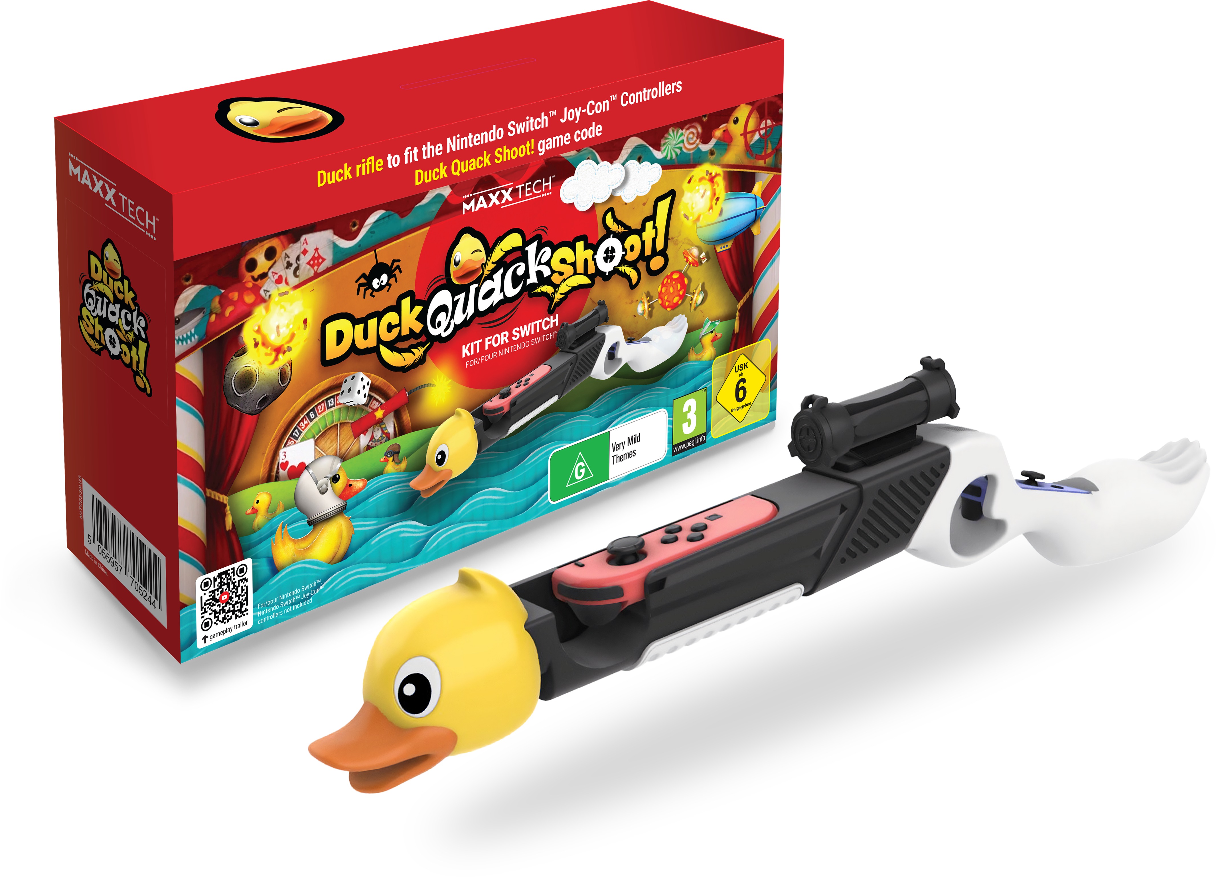 Duck, Quack, Shoot! Kit – hra a súprava príslušenstva na Nintendo Switch