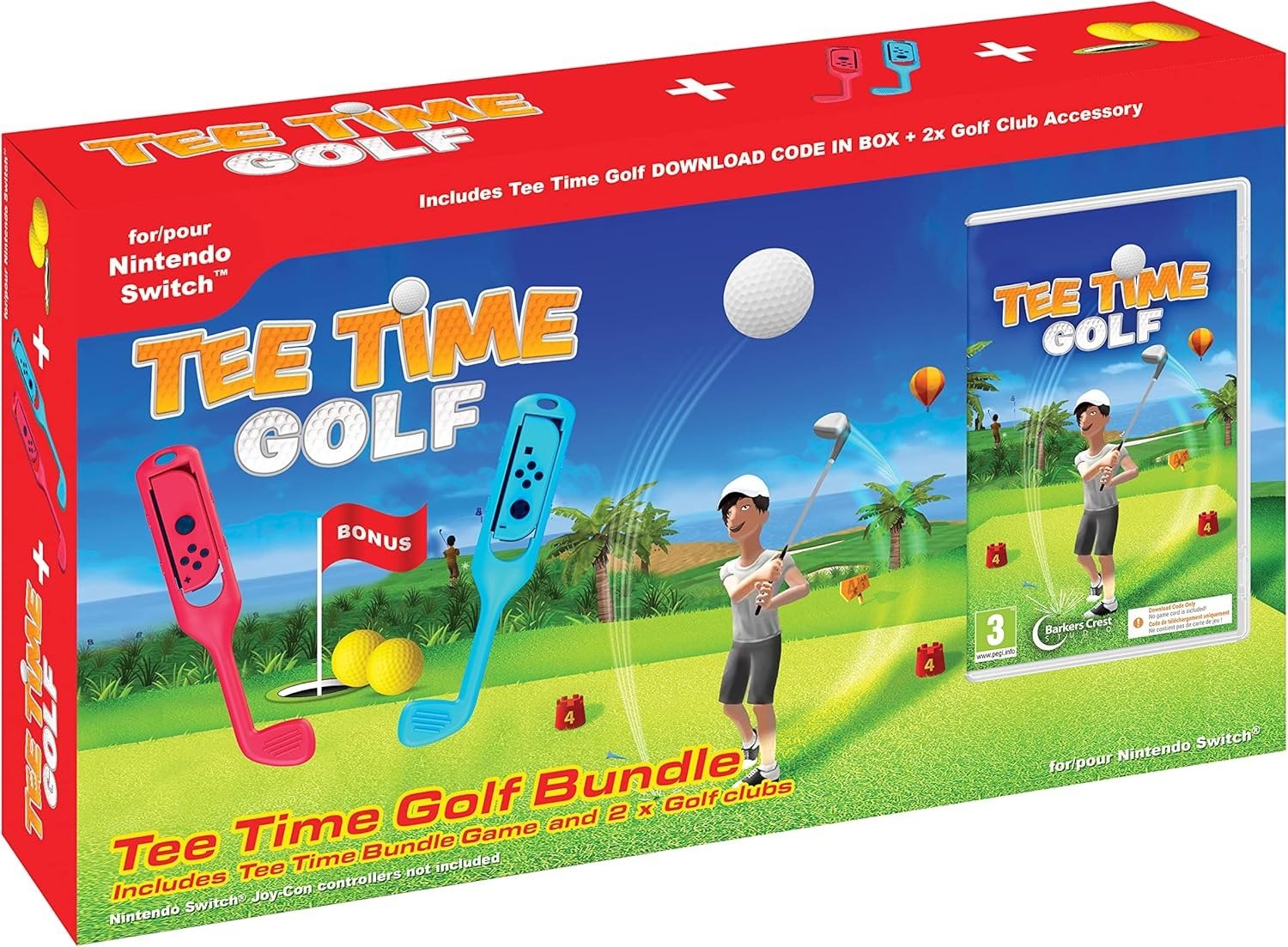 Tee Time Golf – hra a kolekcia príslušenstva pre Nintendo Switch