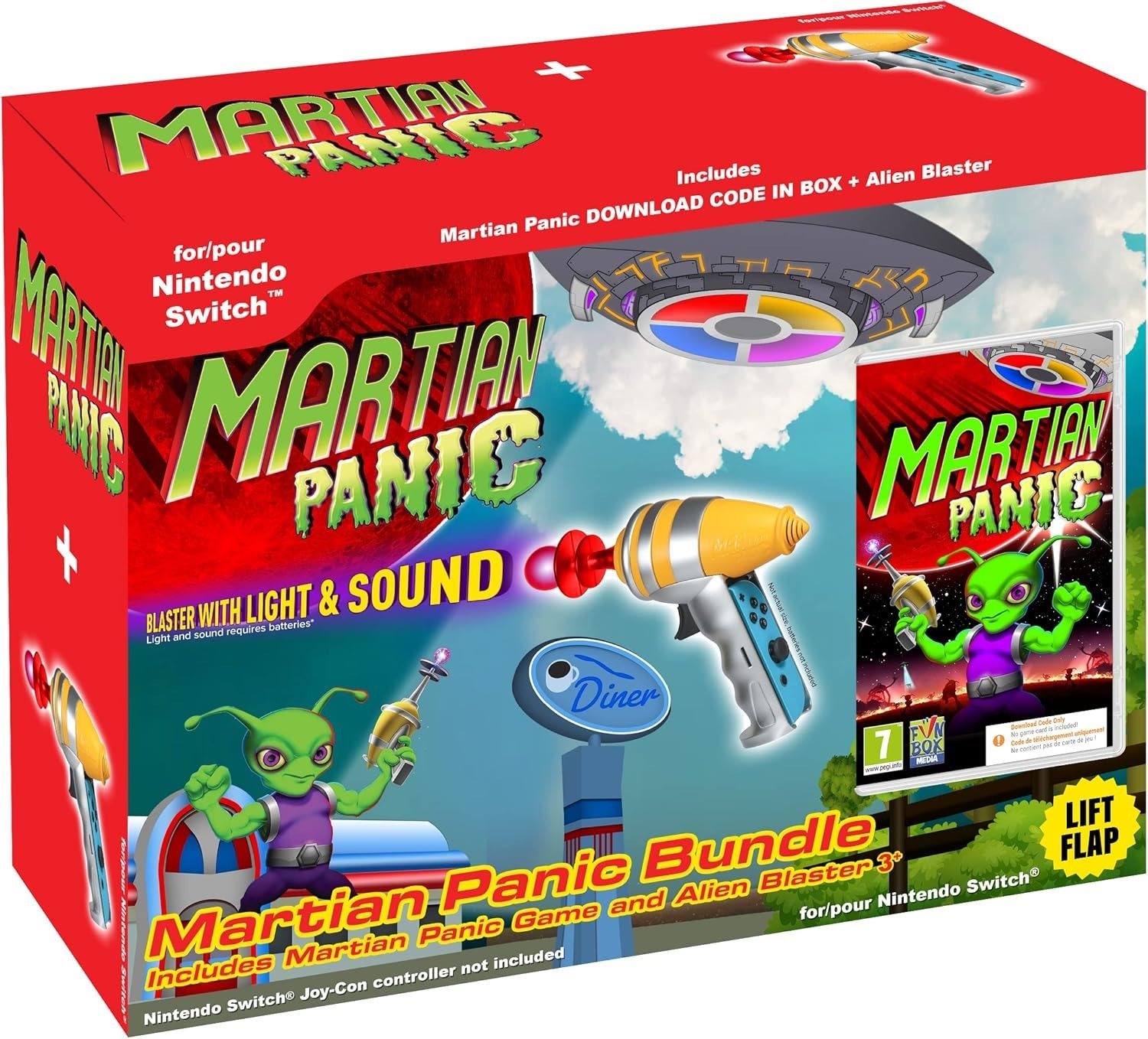 Martian Panic – hra a kolekcia príslušenstva pre Nintendo Switch
