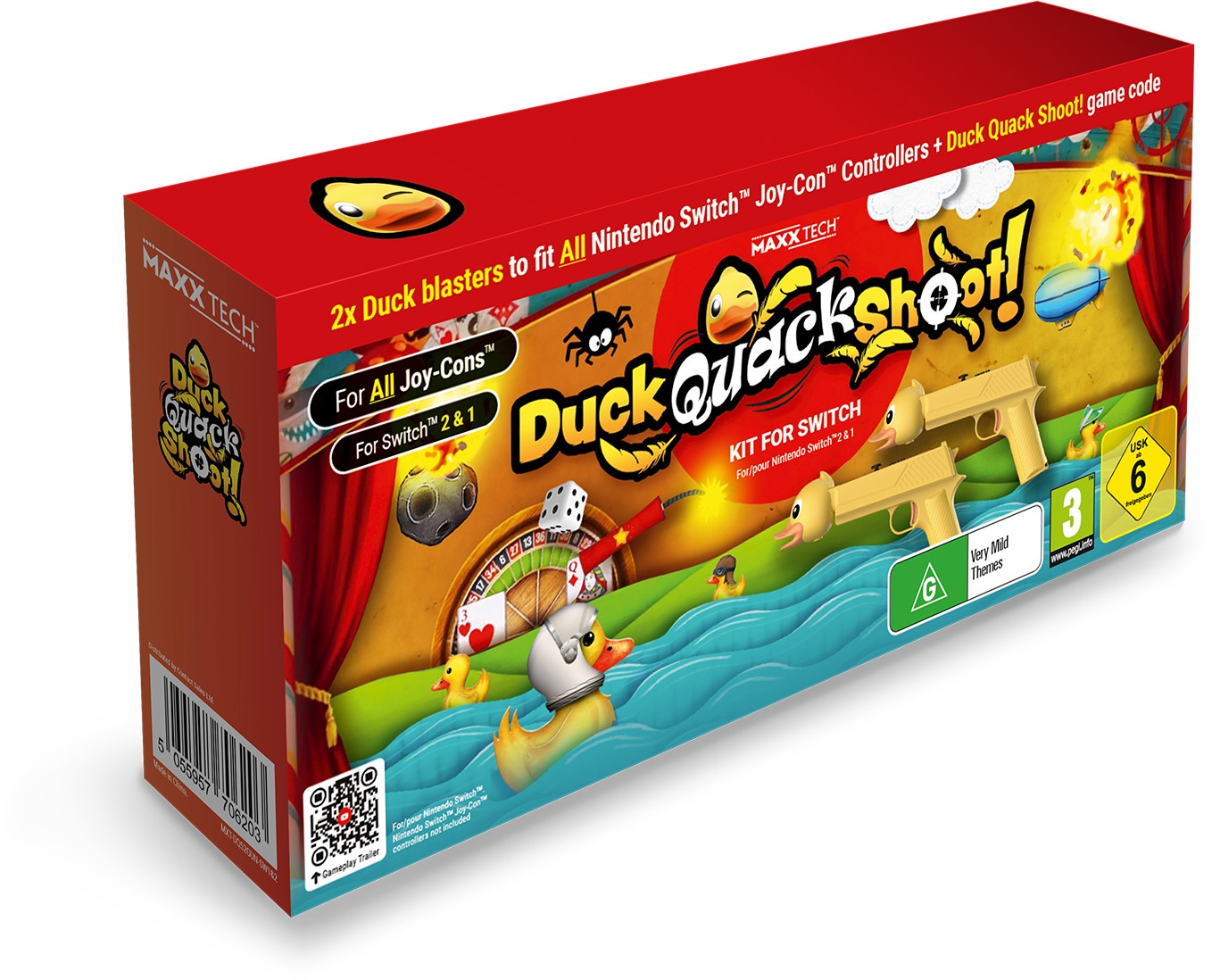 Duck, Quack, Shoot! Kit - hra a sada príslušenstva - Nintendo Switch 1/2