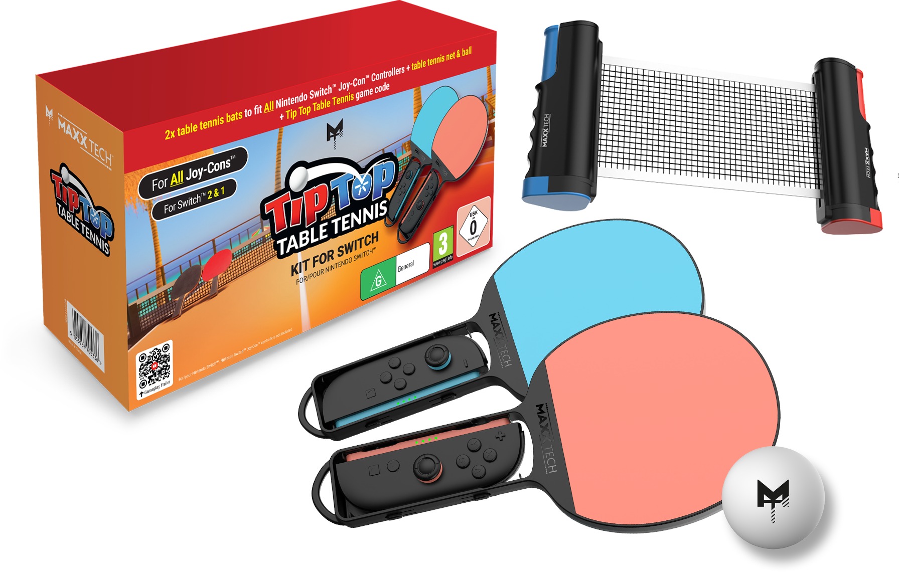 Tip-Top Table Tennis Kit – hra a súprava príslušenstva – Nintendo Switch 1/2