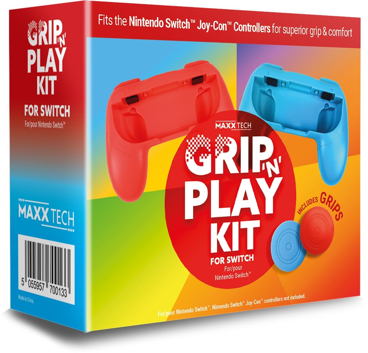 Grip 'n' Play Controller Kit – súprava príslušenstva na Nintendo Switch