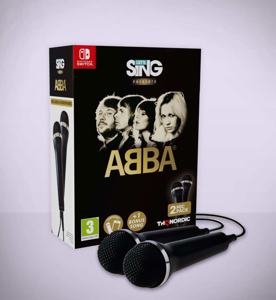 Lets Sing ABBA 2027 + 2 mikrofony - Nintendo Switch