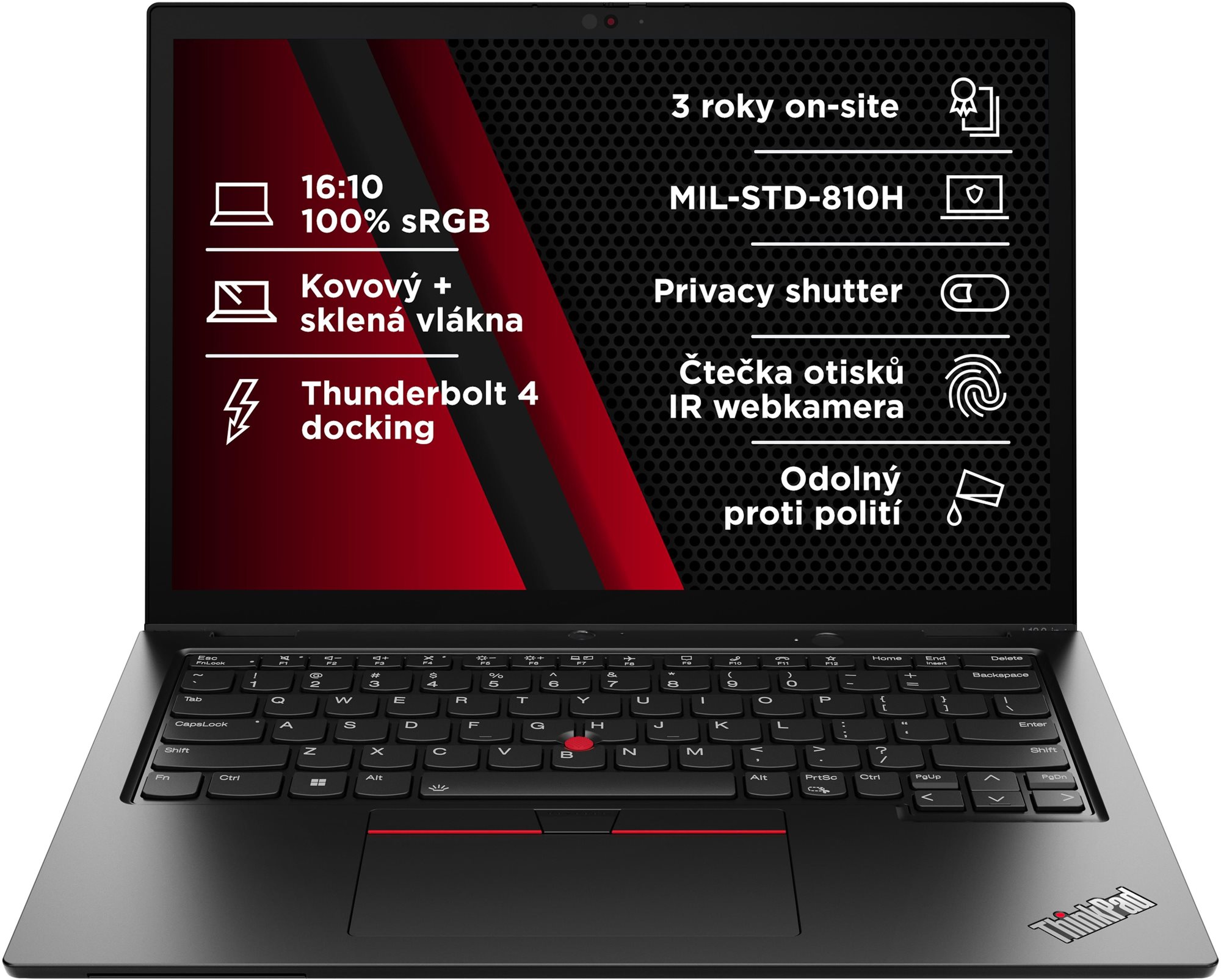 Lenovo ThinkPad L13 2-in-1 Gen 5 Black + aktívny stylus Lenovo