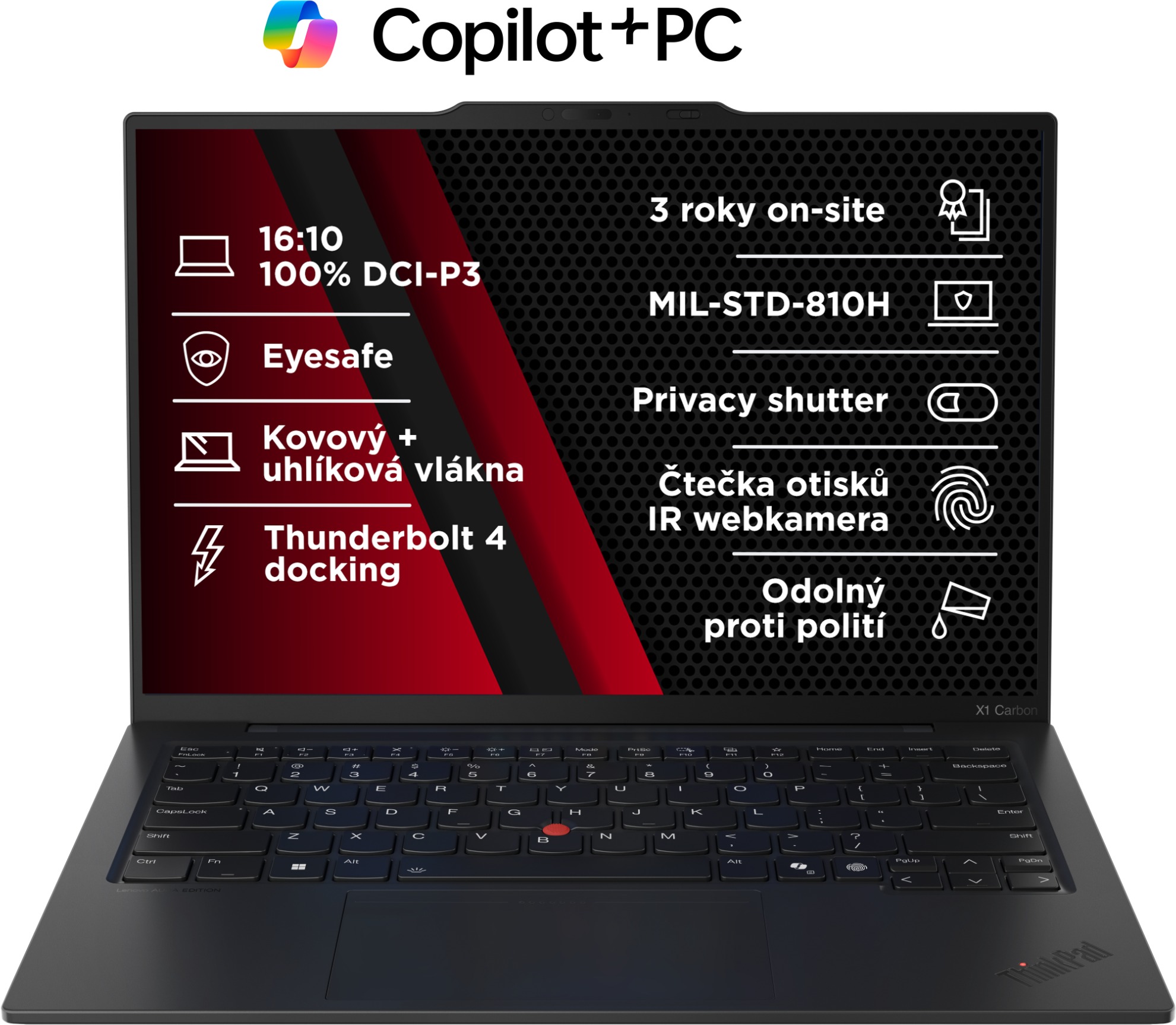 Lenovo ThinkPad X1 Carbon Gen 13 Black 5G