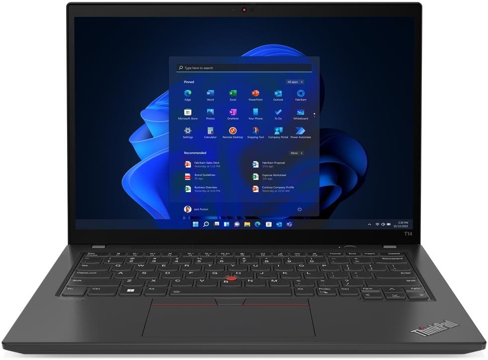 Repasované – Lenovo ThinkPad T14 Gen 3 Thunder Black touch LTE