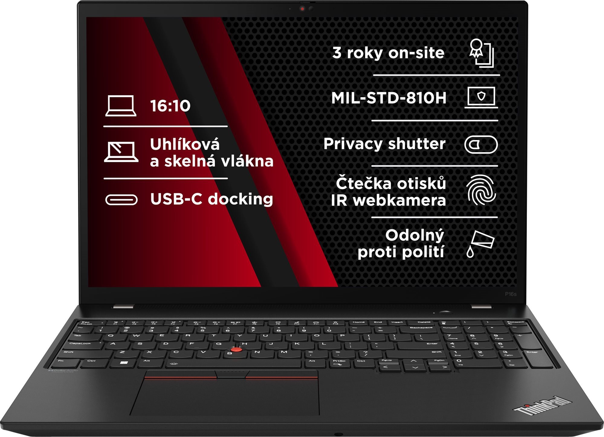 Repasované – Lenovo ThinkPad P16 Gen 2 Villi Black