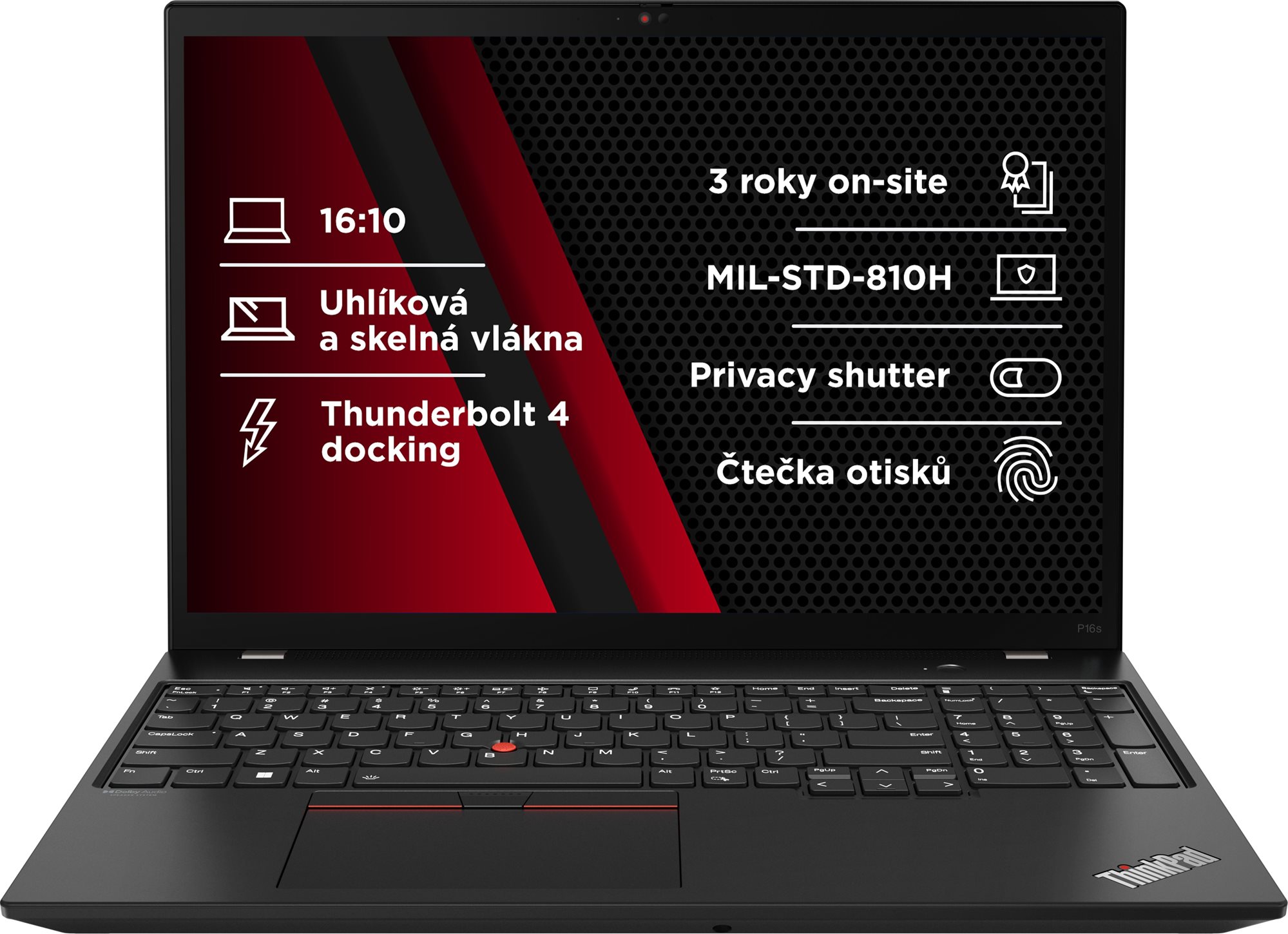 Repasované – Lenovo ThinkPad P16 Gen 2 Villi Black