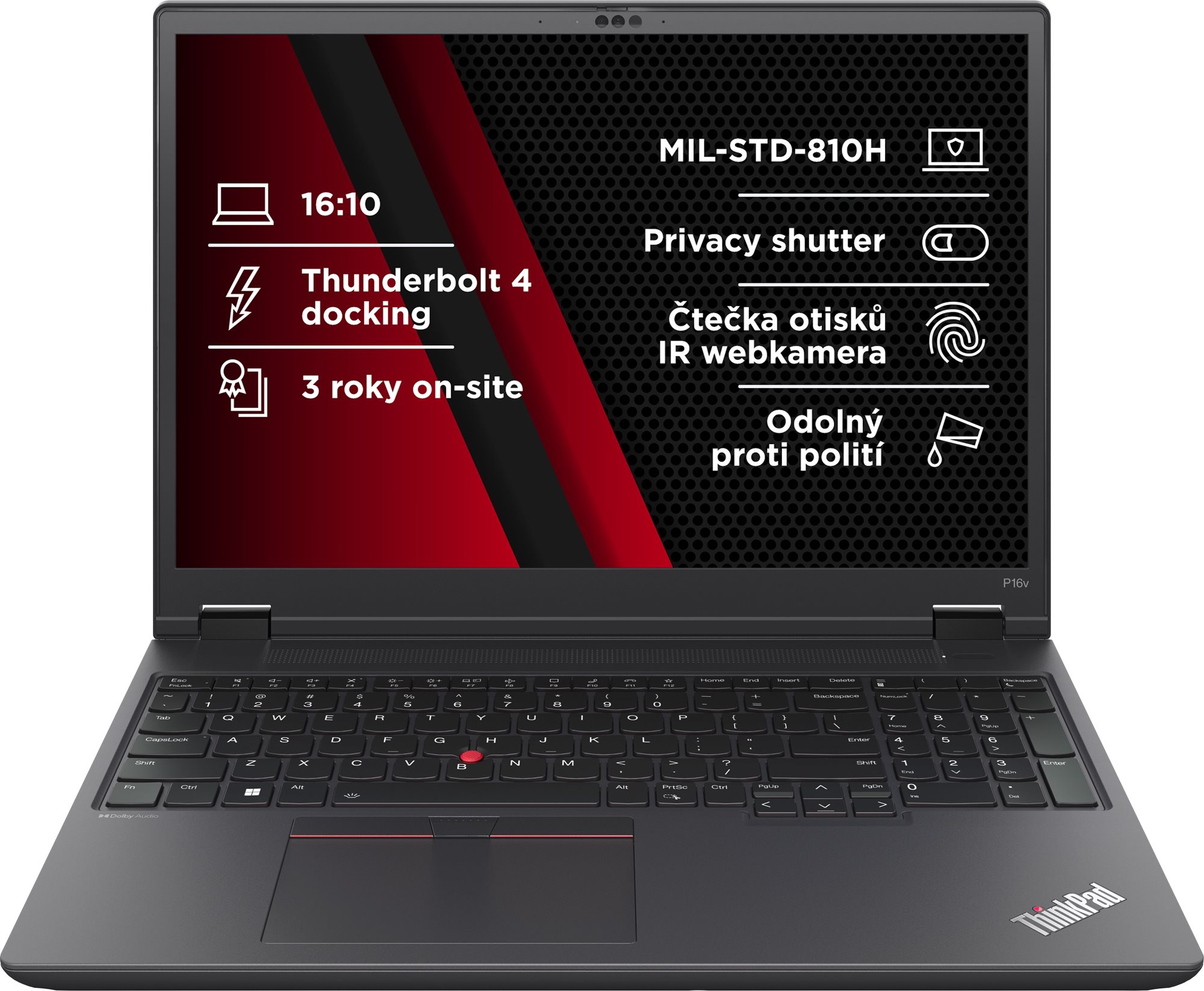 Lenovo ThinkPad P16v Gen 1 Thunder Black