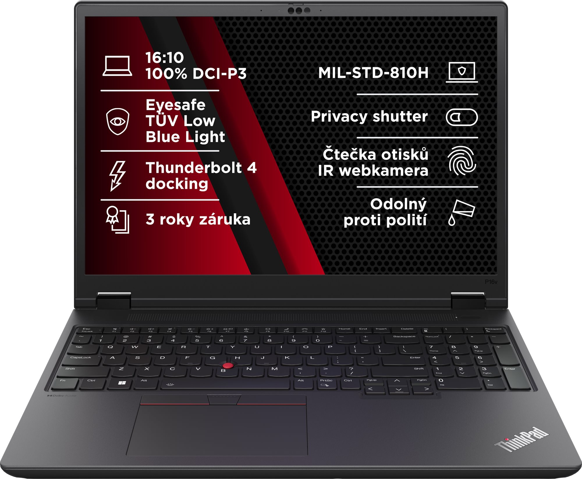 Lenovo ThinkPad P16v Gen 2 Black