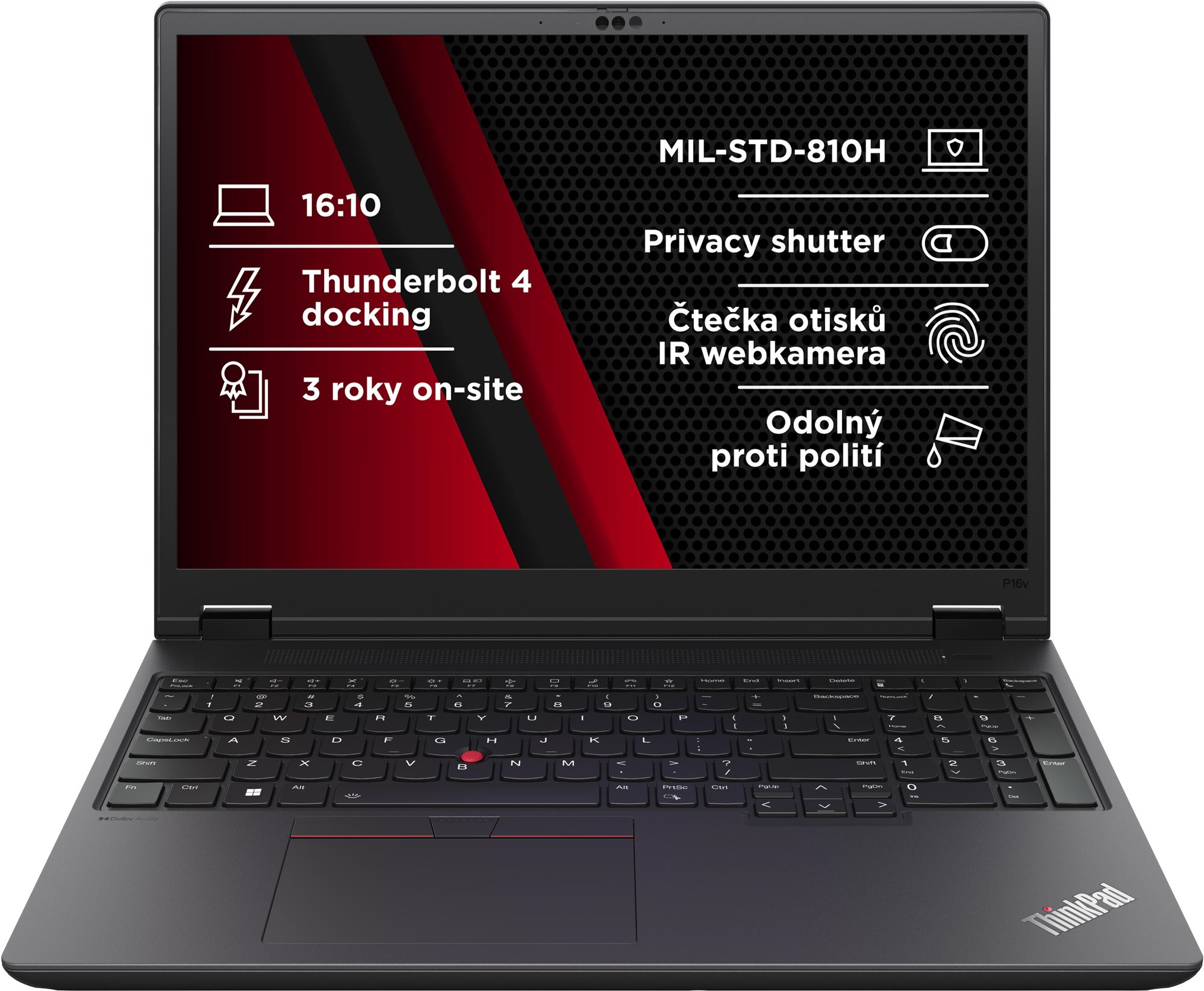 Lenovo ThinkPad P16v Gen 2 Black