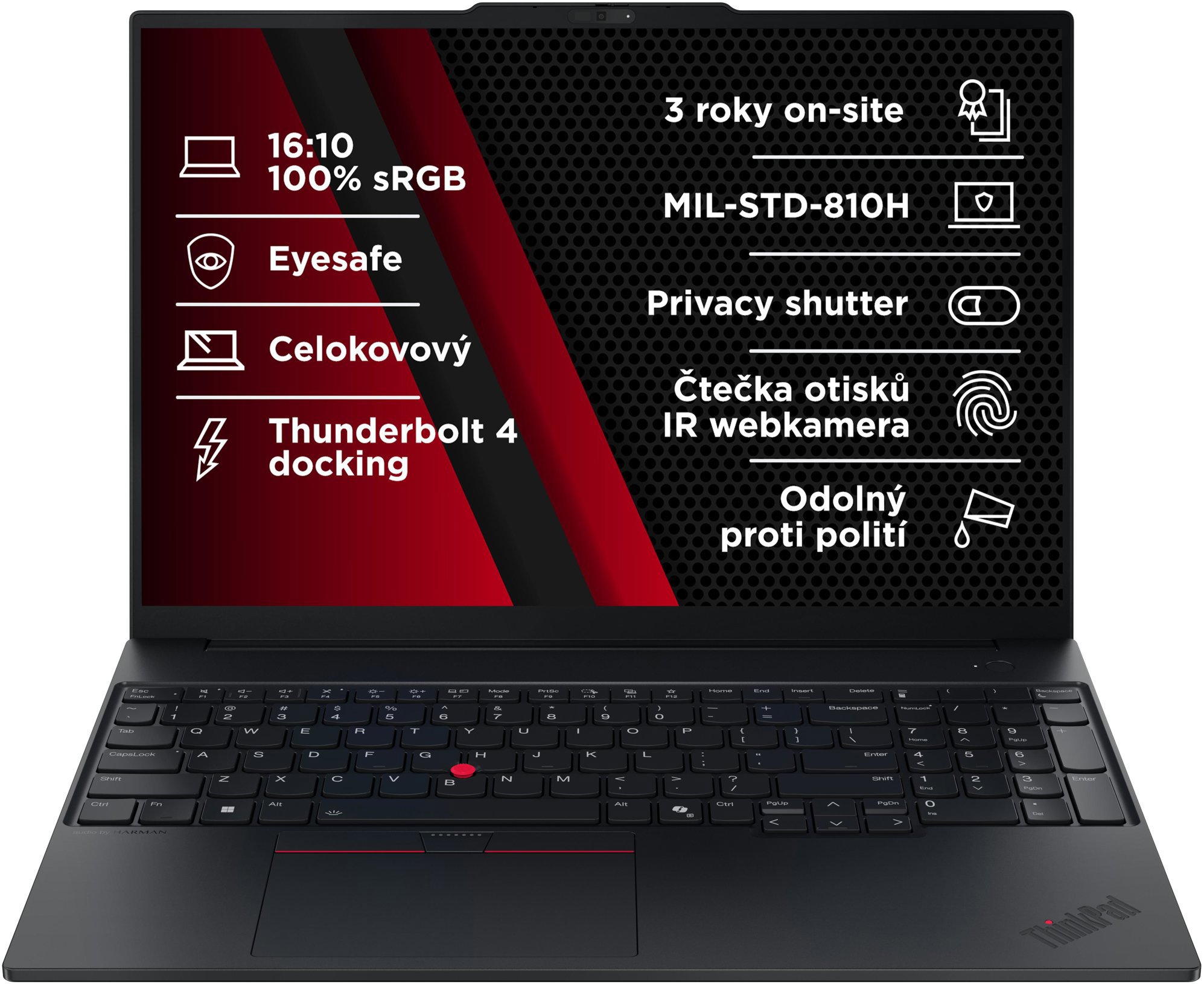 Lenovo ThinkPad E16 Gen 3 Black (záruka 3 roky ONSITE)