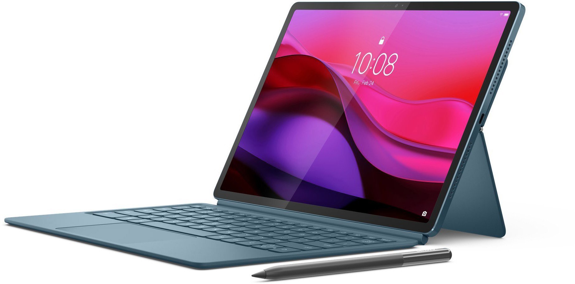 Lenovo Yoga Tab Plus 12,7", 16 GB + 256 GB – Tidal Teal + Klávesnica + Tab Pen Pro