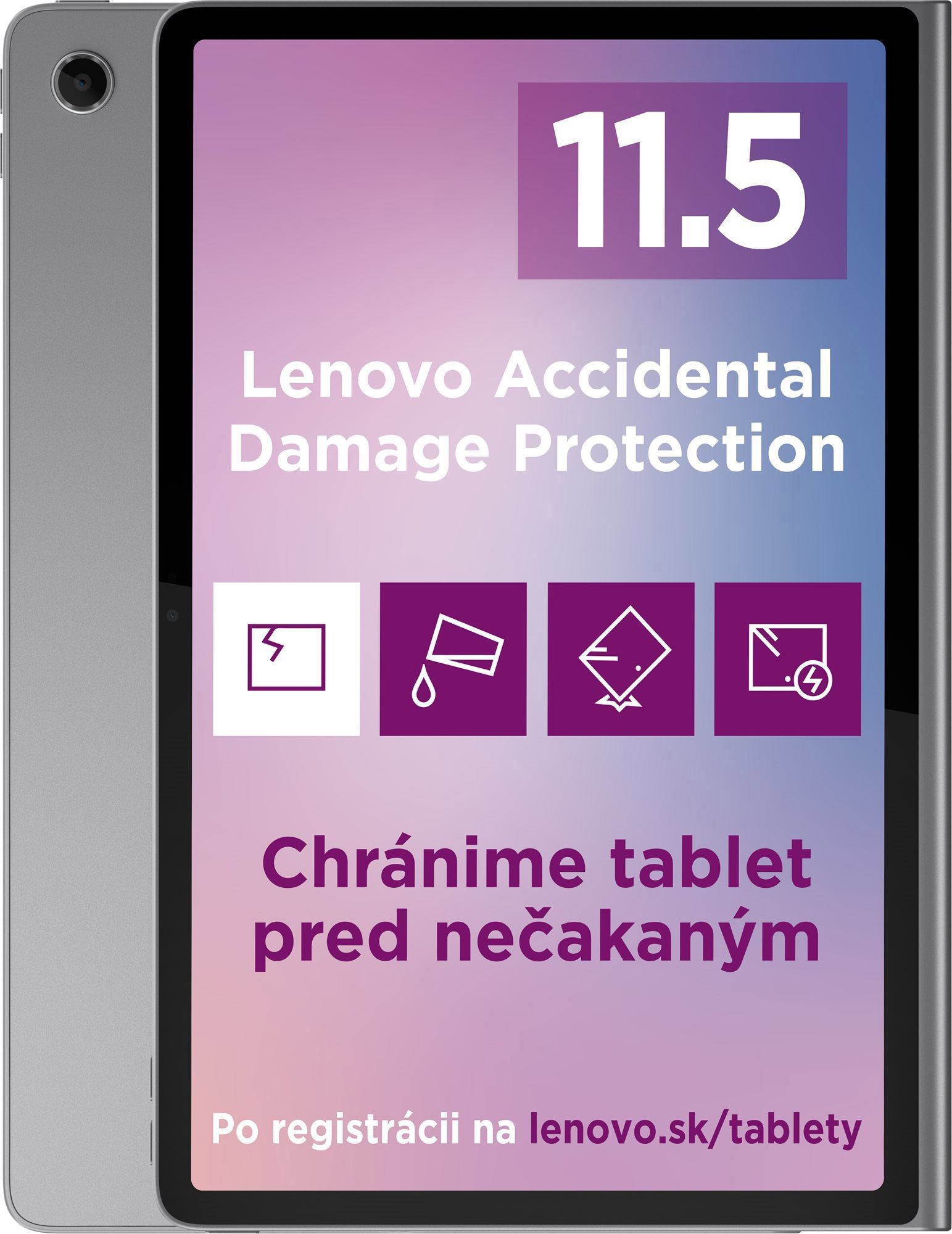 Lenovo Tab Plus 11.5" 256 GB Luna Grey