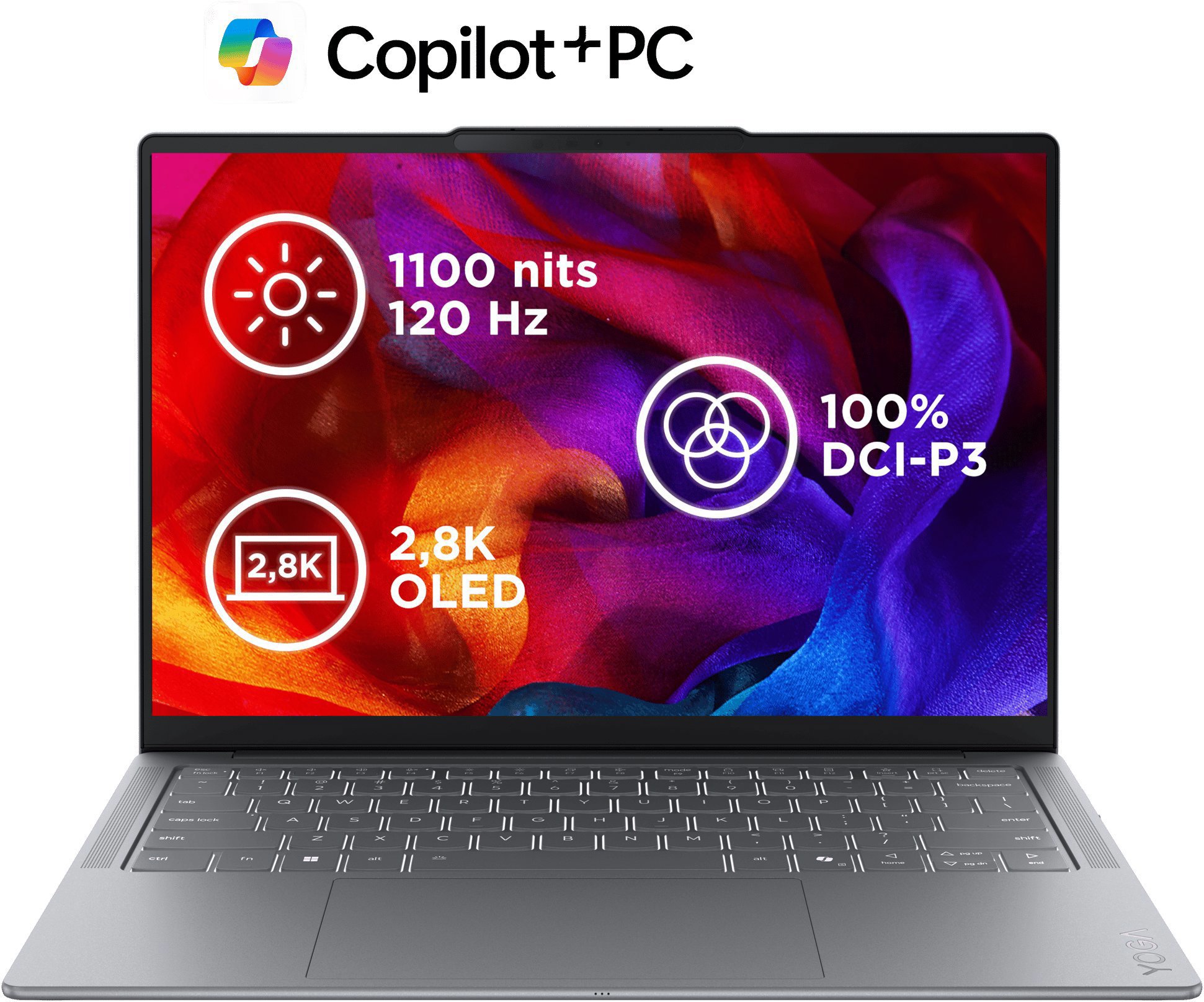 Lenovo Yoga Slim 7 14IPH11 Luna Grey celokovový (bez adaptéra)