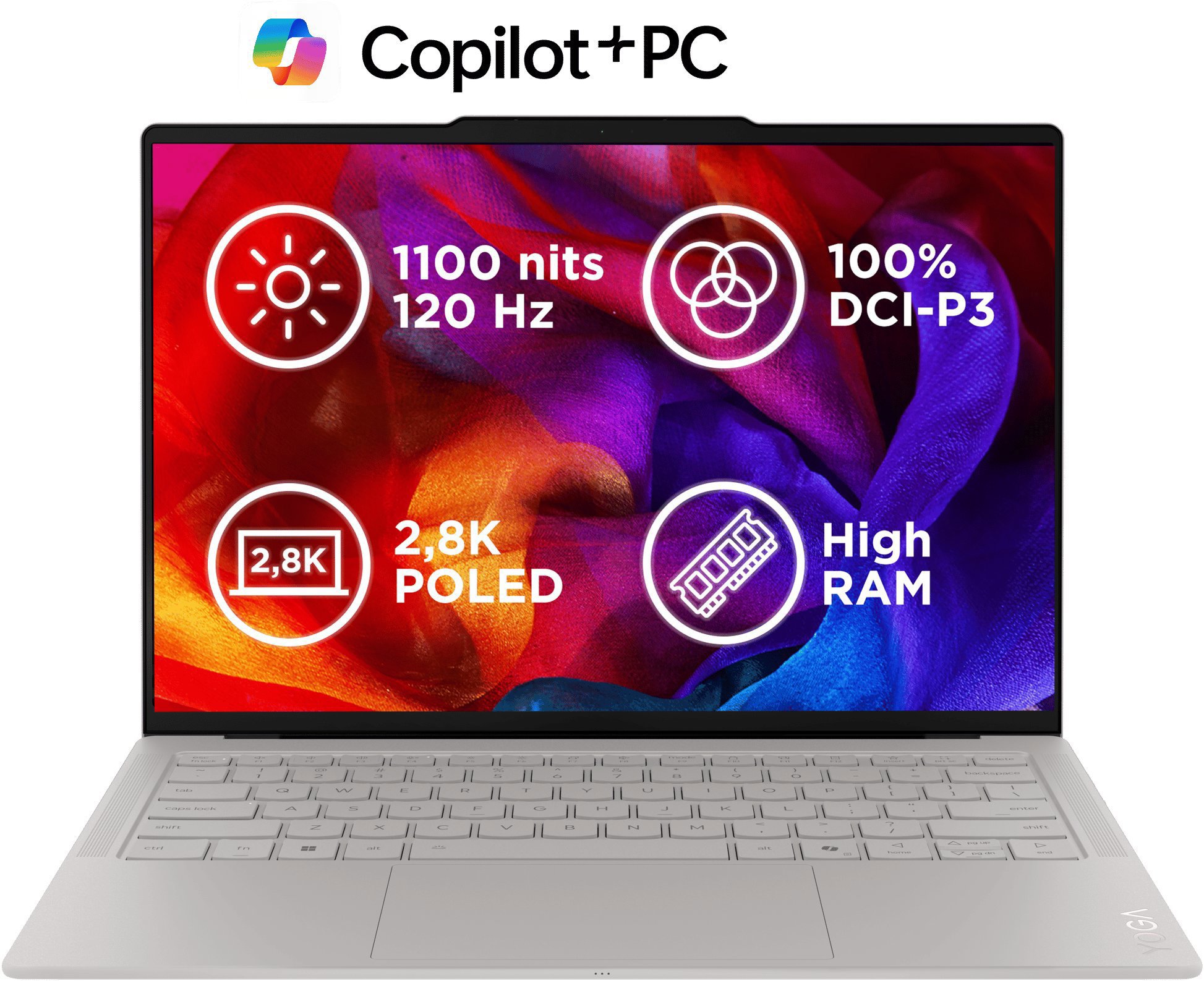 Lenovo Yoga Slim 7 Ultra 14IPH11 Seashell kovový (bez adaptéra)