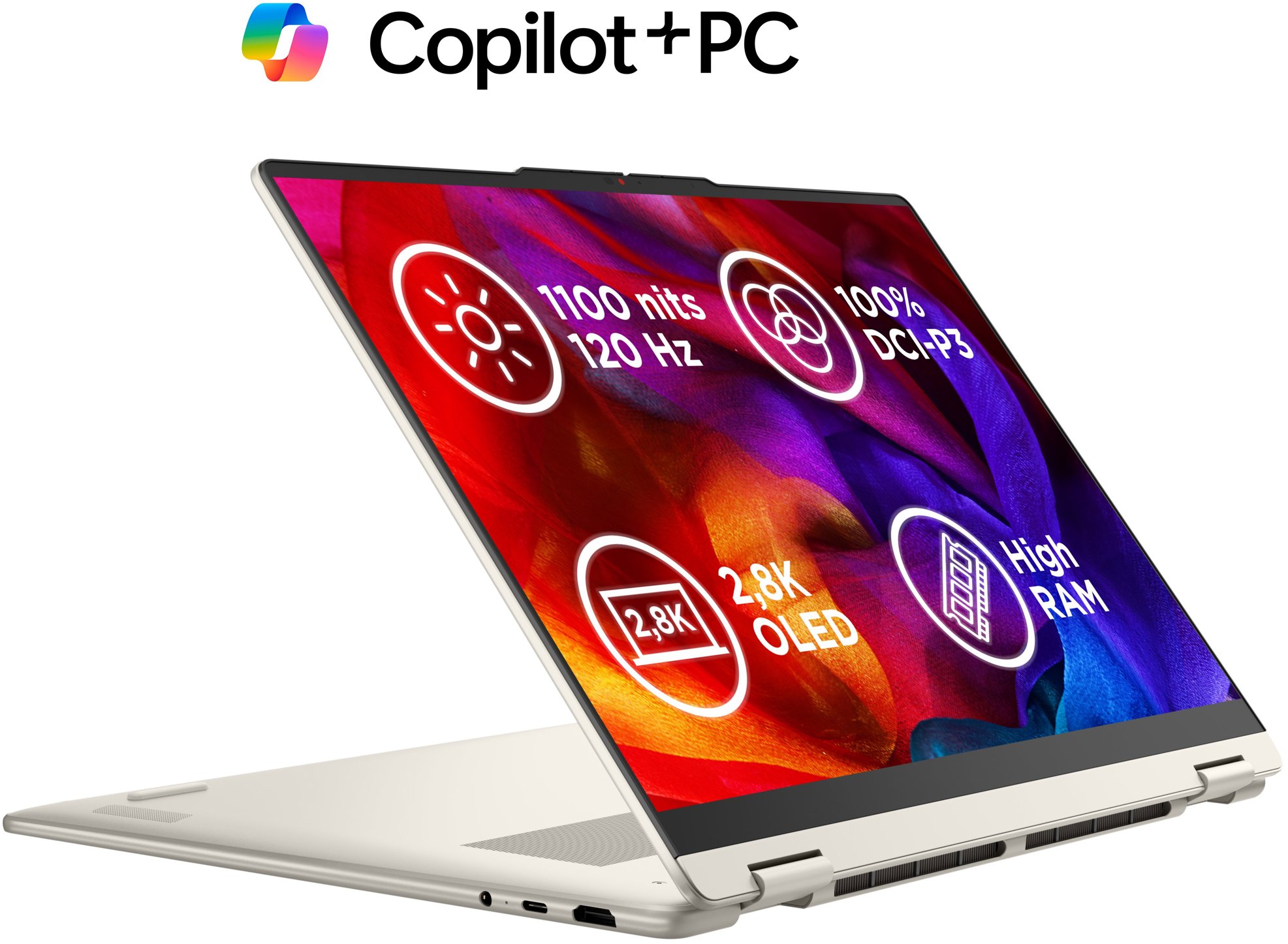 Lenovo Yoga 7 2-in-1 16AGP11 Seashell celokovový (bez adaptéra)
