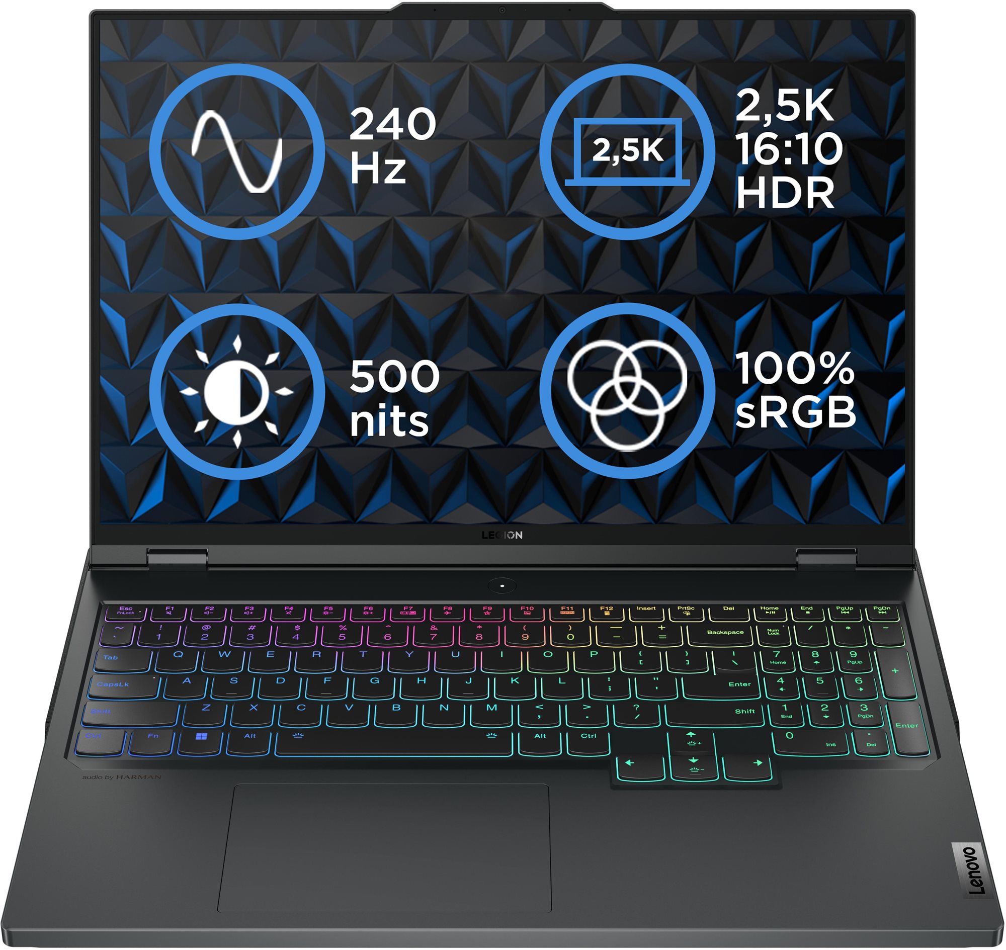 Repasované – Lenovo Legion Pro 7 16ARX8H Onyx Grey kovový