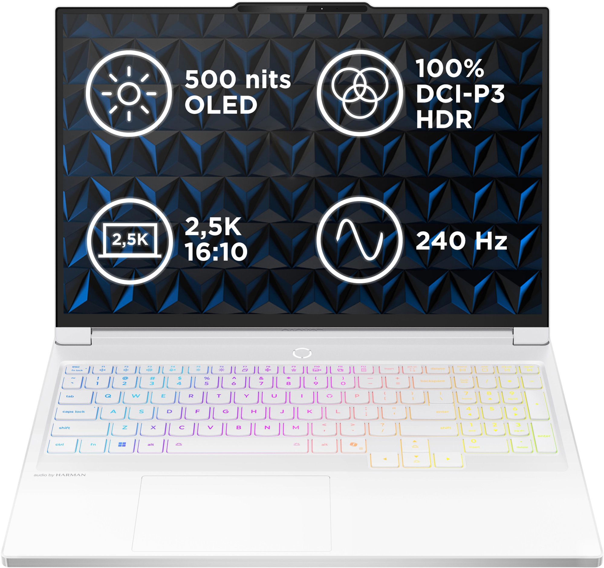 Lenovo Legion 7 16IAX10 Glacier White celokovový (bez adaptéru)