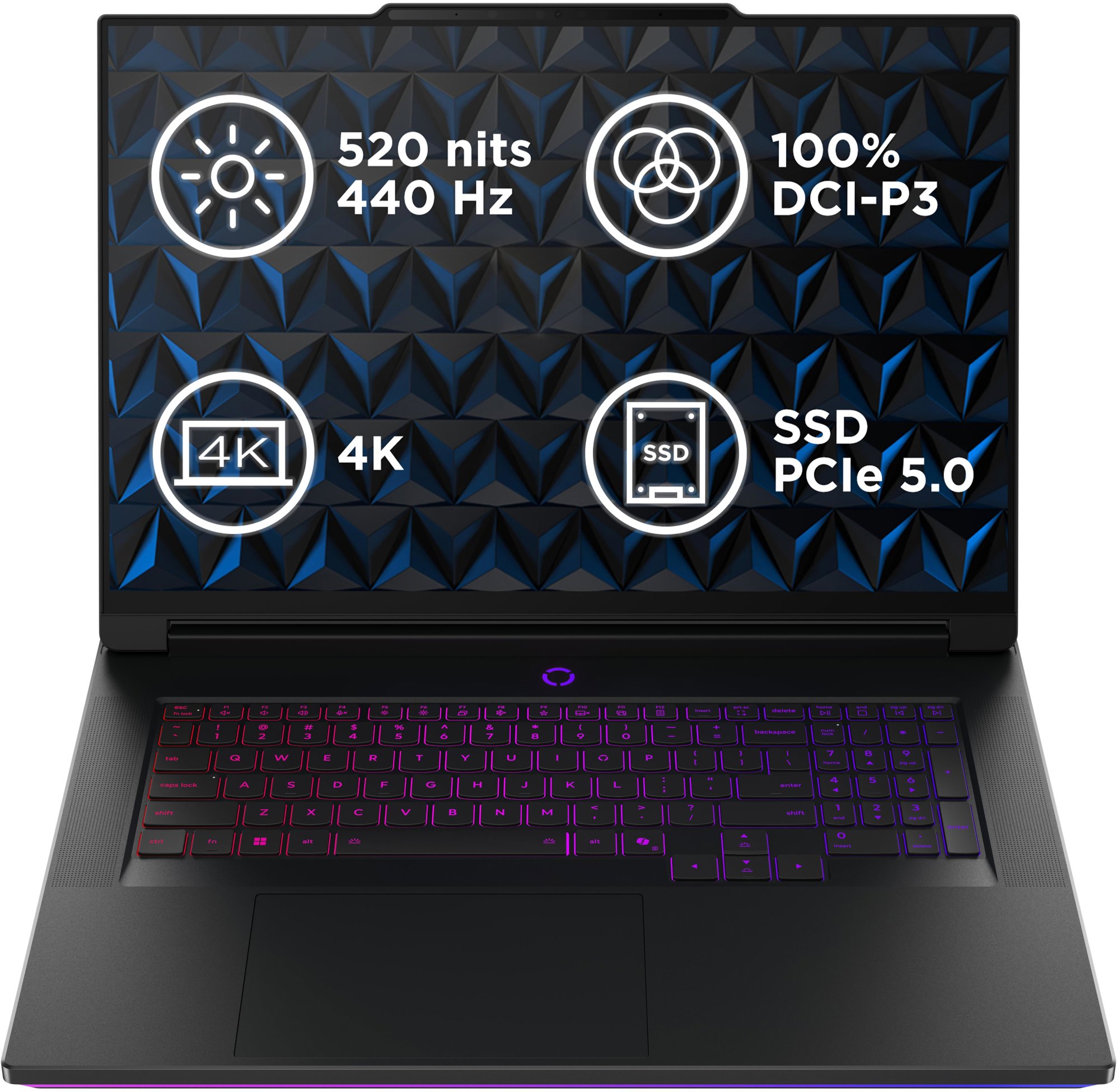 Lenovo Legion 9 18IAX10 Eclipse Black kovový (bez adaptéru)